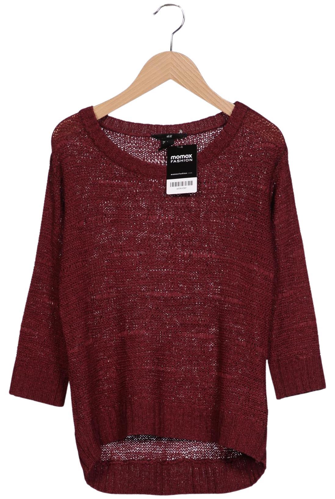 

H&M Damen Pullover, bordeaux, Gr. 34