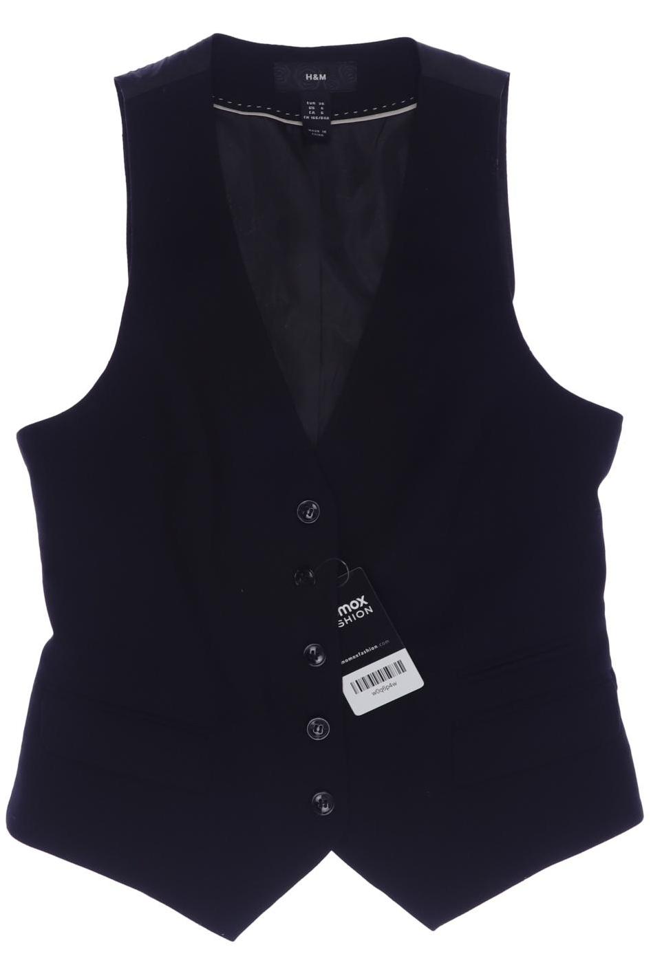 

H&M Damen Weste, schwarz, Gr. 36