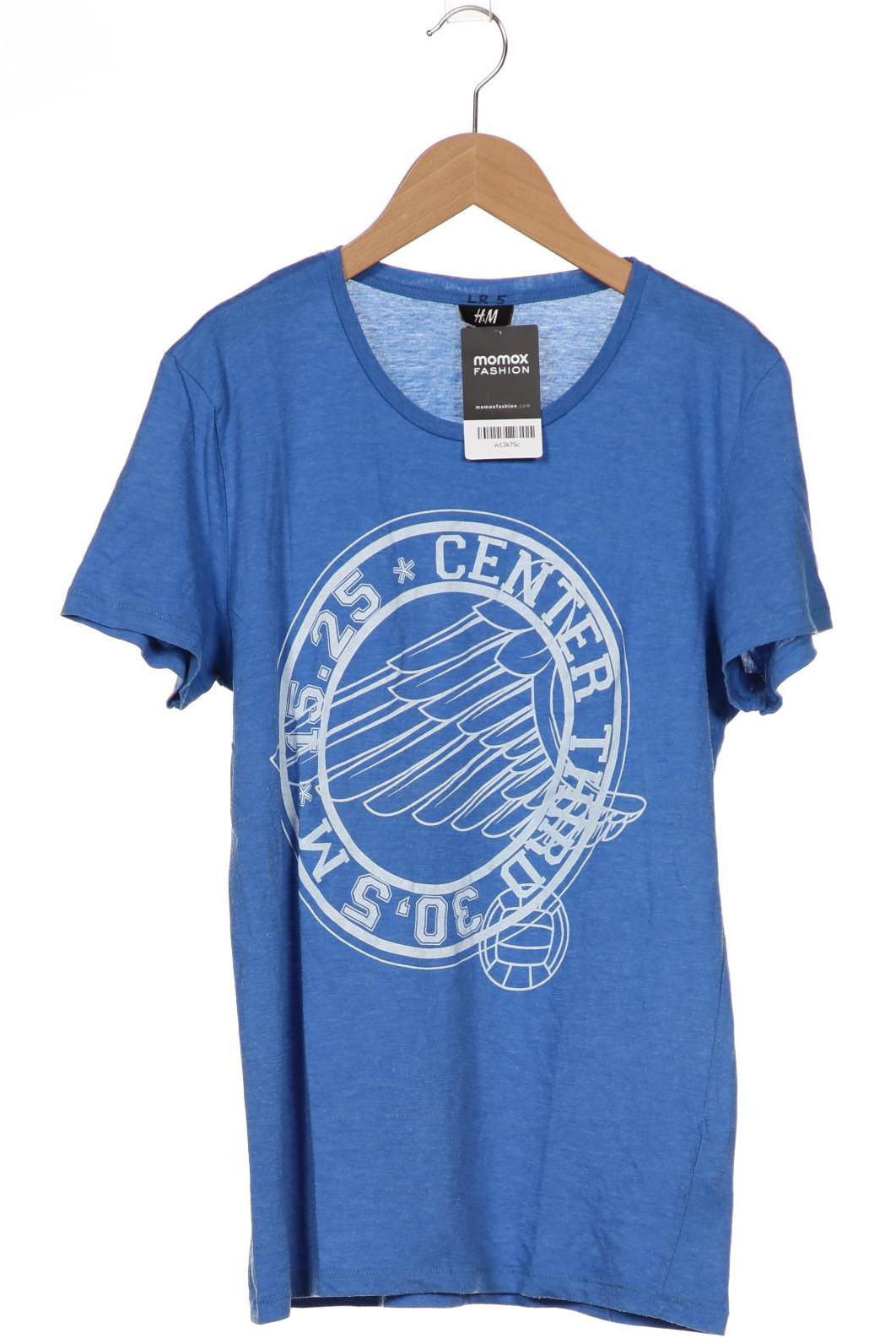 

H&M Damen T-Shirt, blau