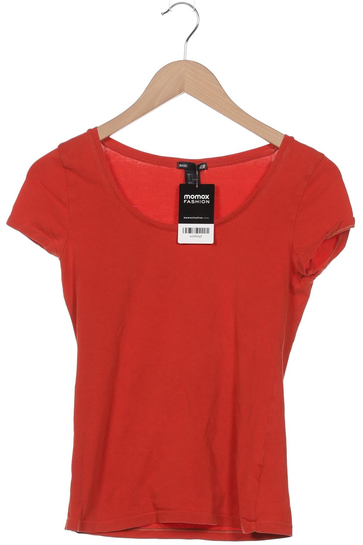 

H&M Damen T-Shirt, orange, Gr. 36