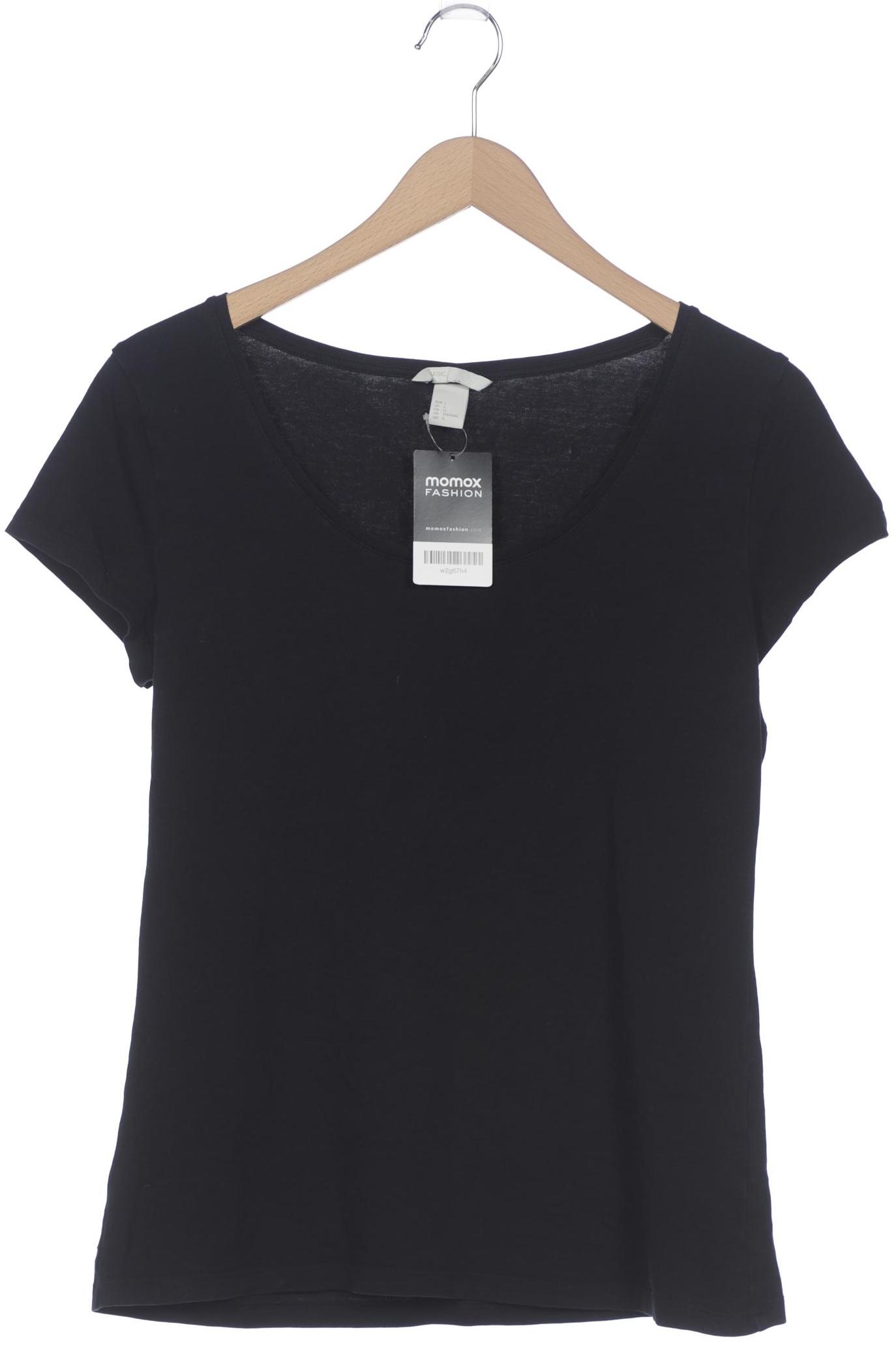 

H&M Damen T-Shirt, schwarz, Gr. 42