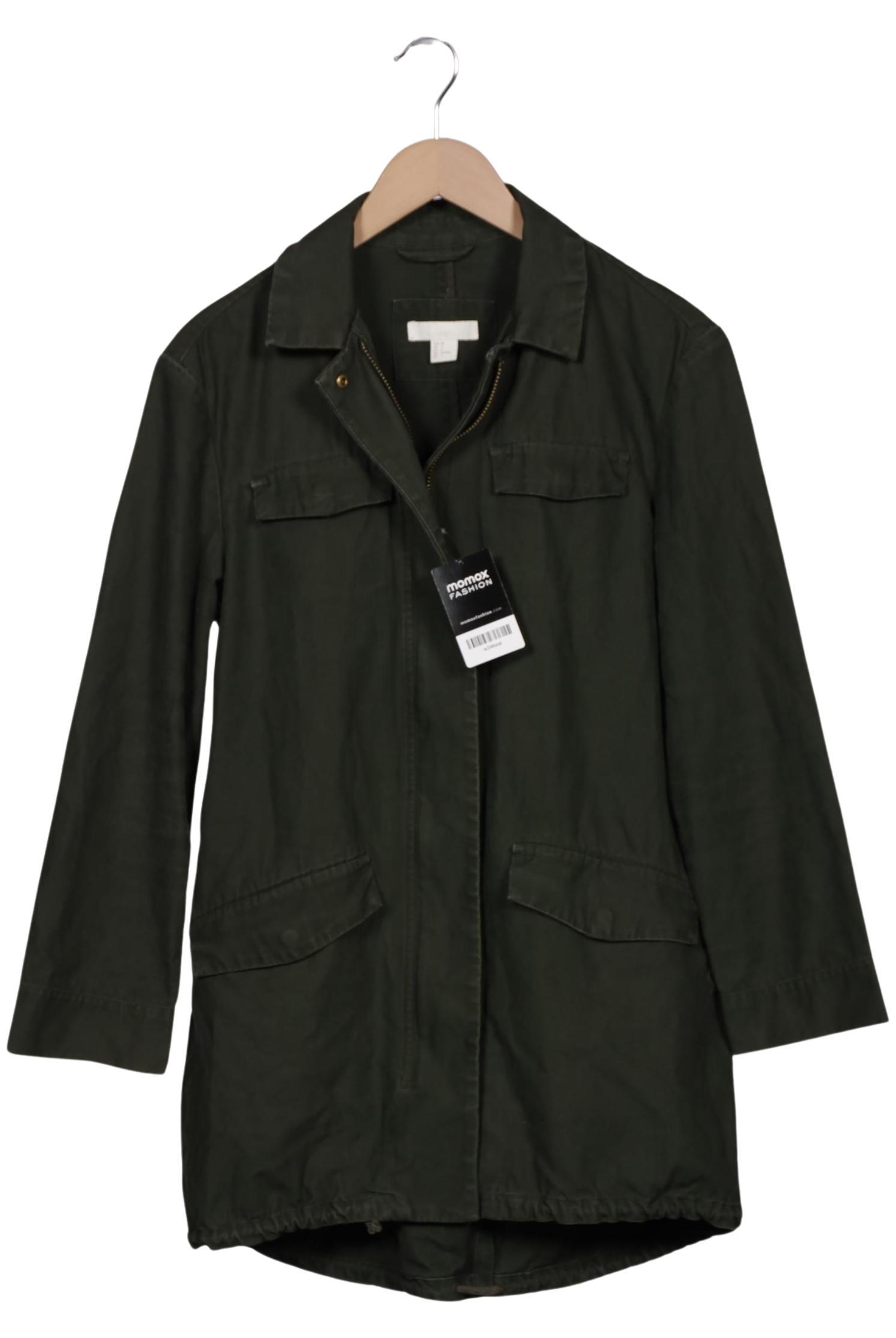 

H&M Damen Mantel, grün, Gr. 36