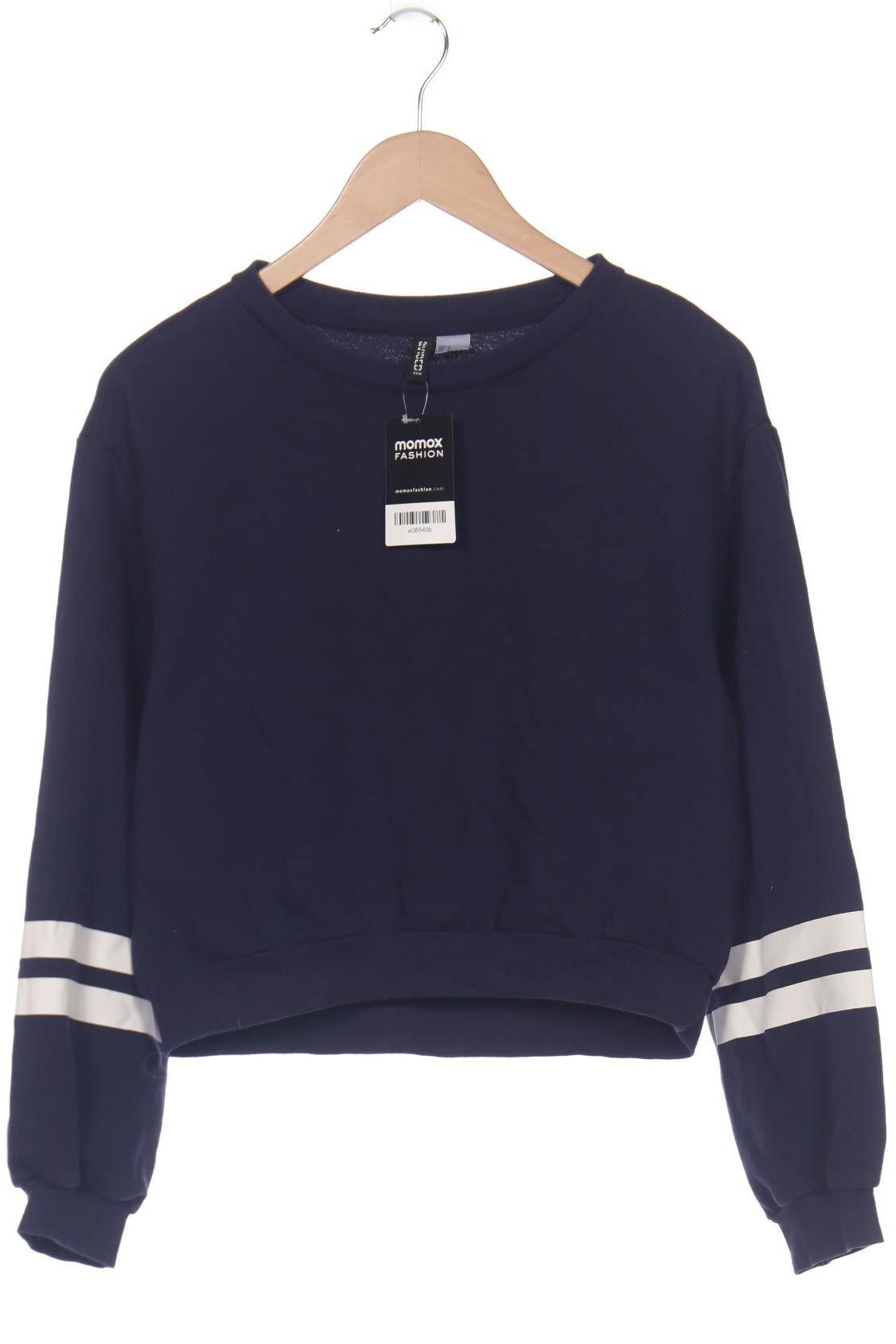 

H&M Damen Sweatshirt, marineblau, Gr. 38