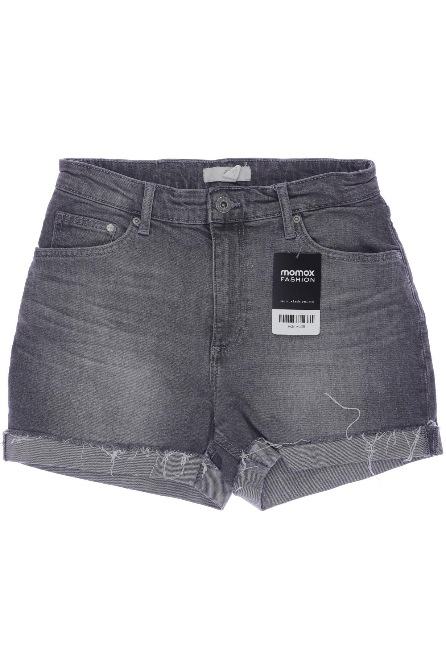 

H&M Damen Shorts, grau, Gr. 34