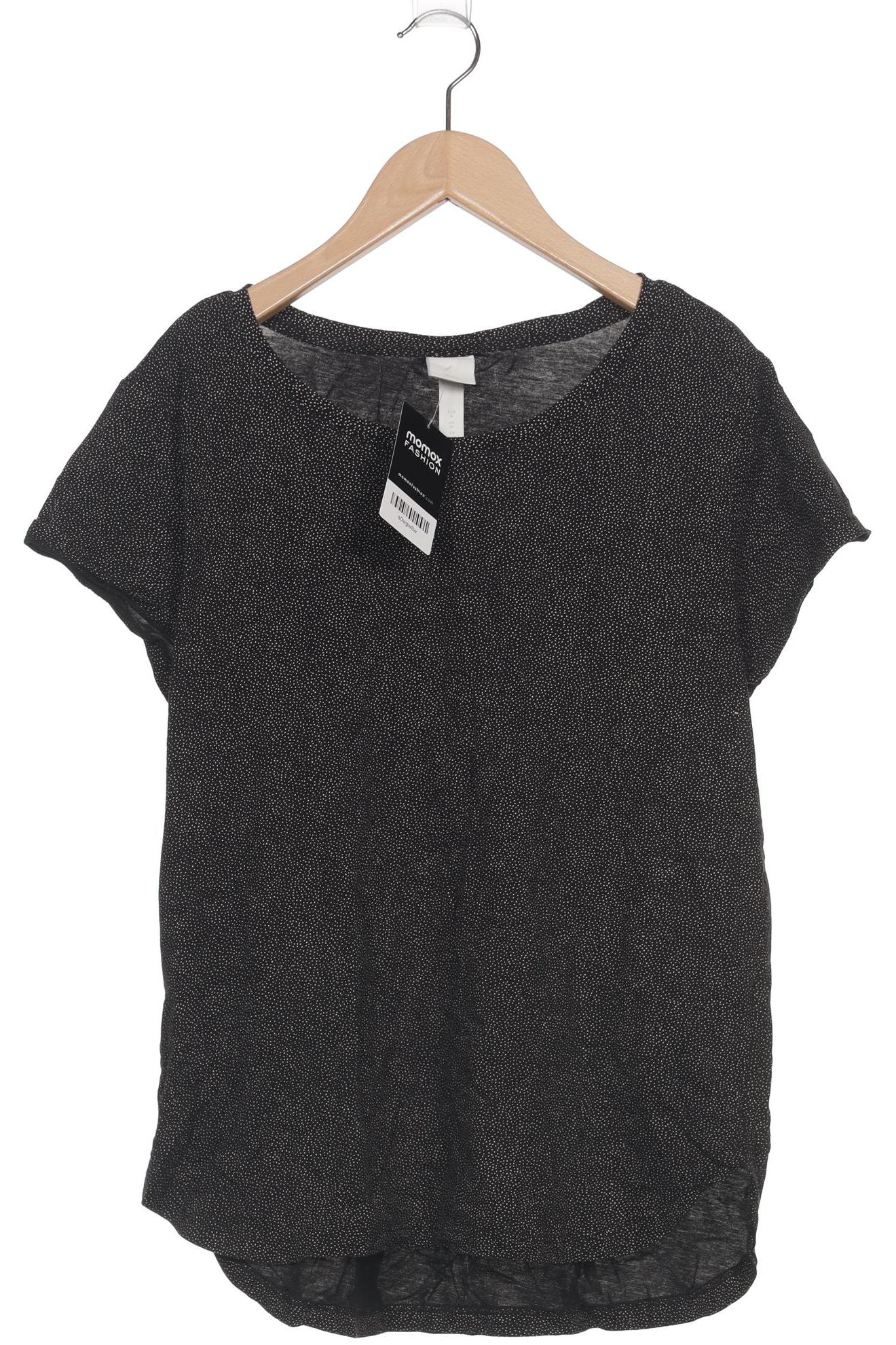 

H&M Damen T-Shirt, schwarz, Gr. 38