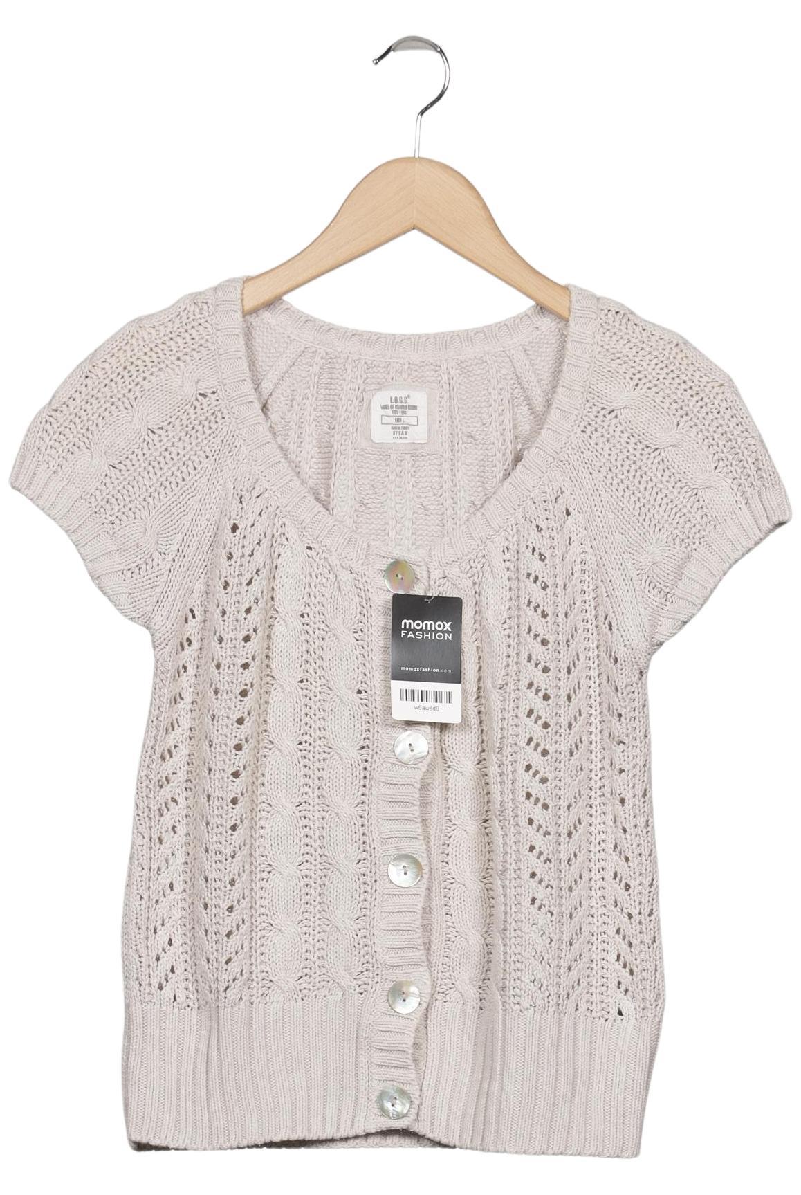 

H&M Damen Strickjacke, beige, Gr. 42