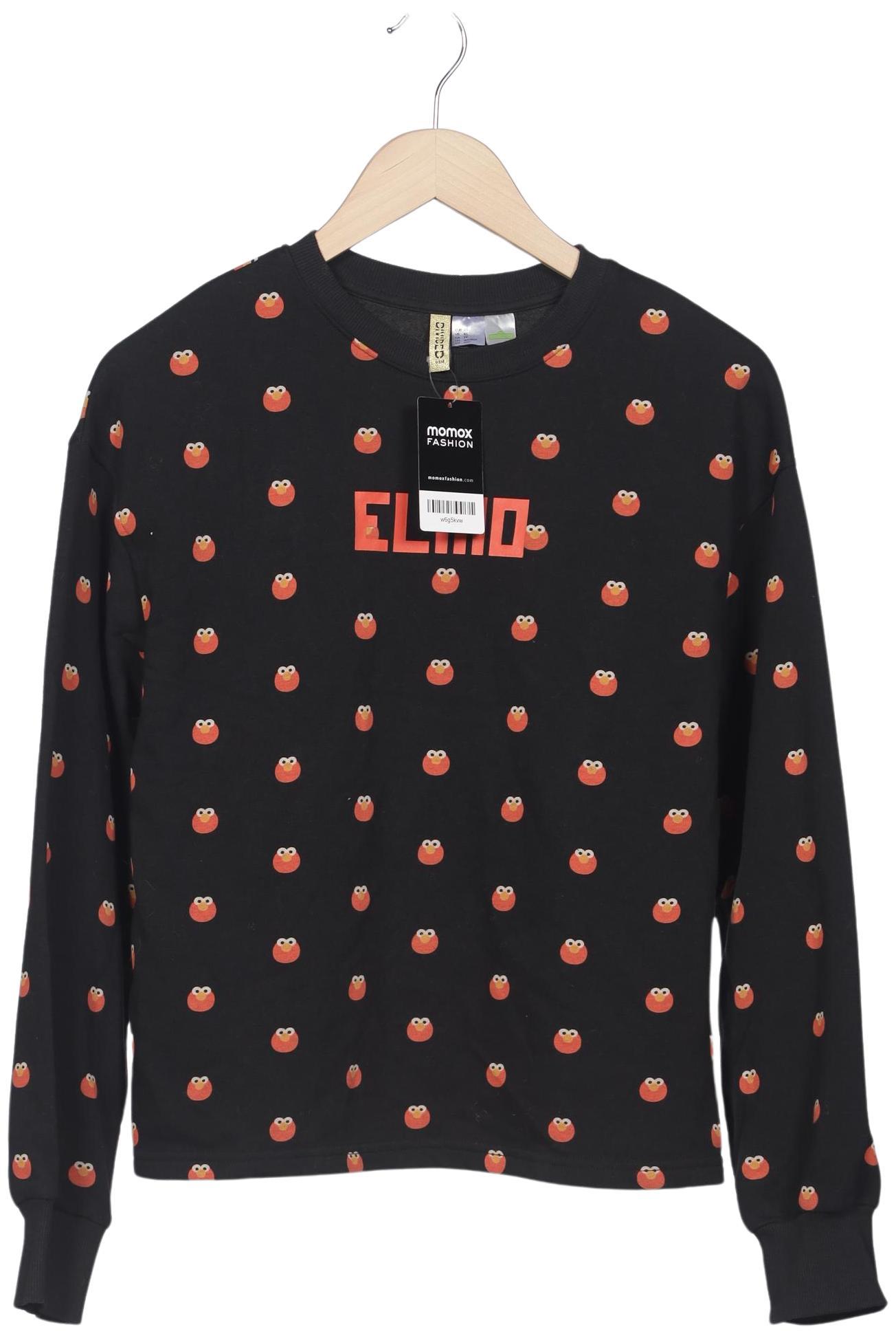 

H&M Damen Sweatshirt, schwarz, Gr. 34