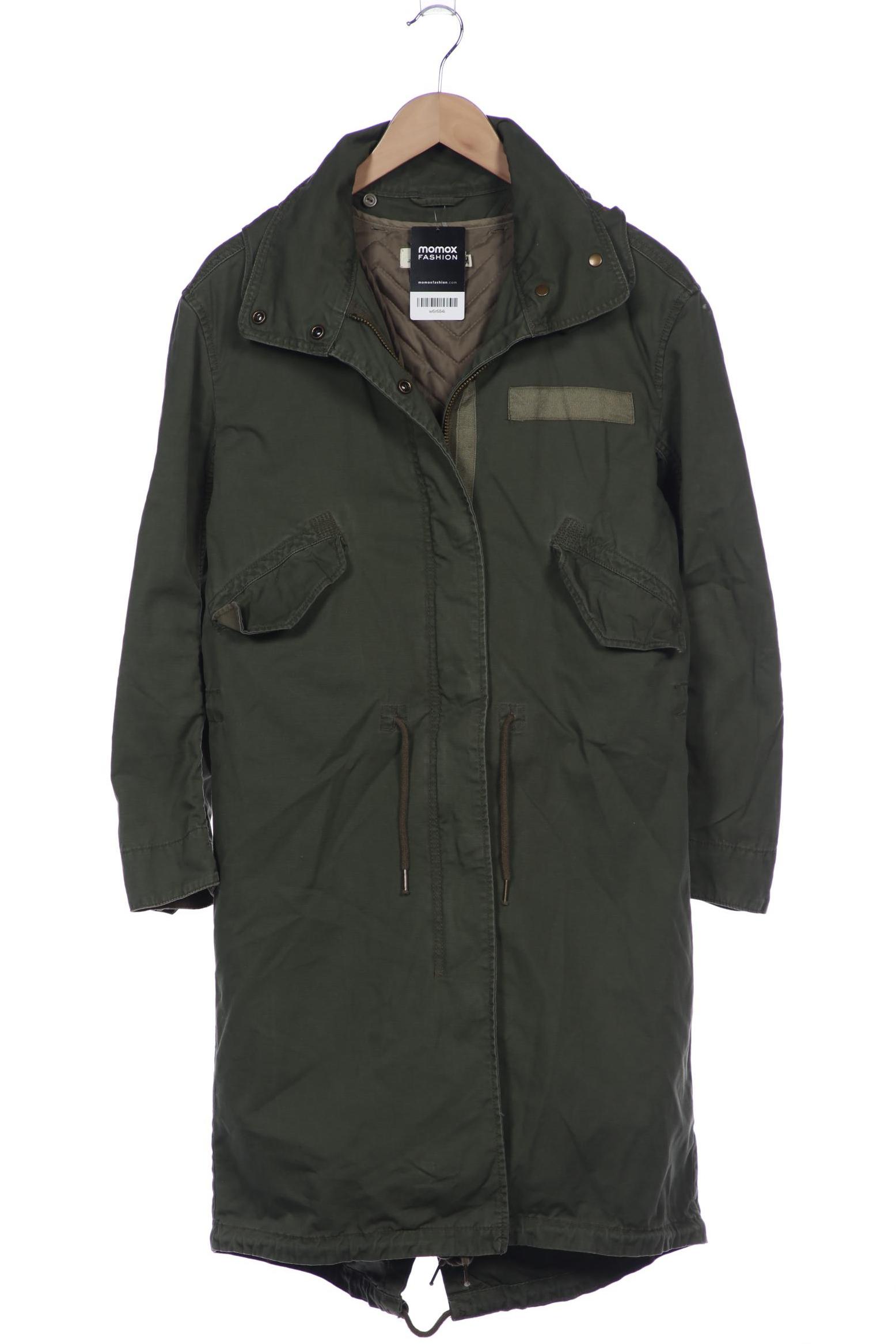 

H&M Damen Mantel, grün, Gr. 34
