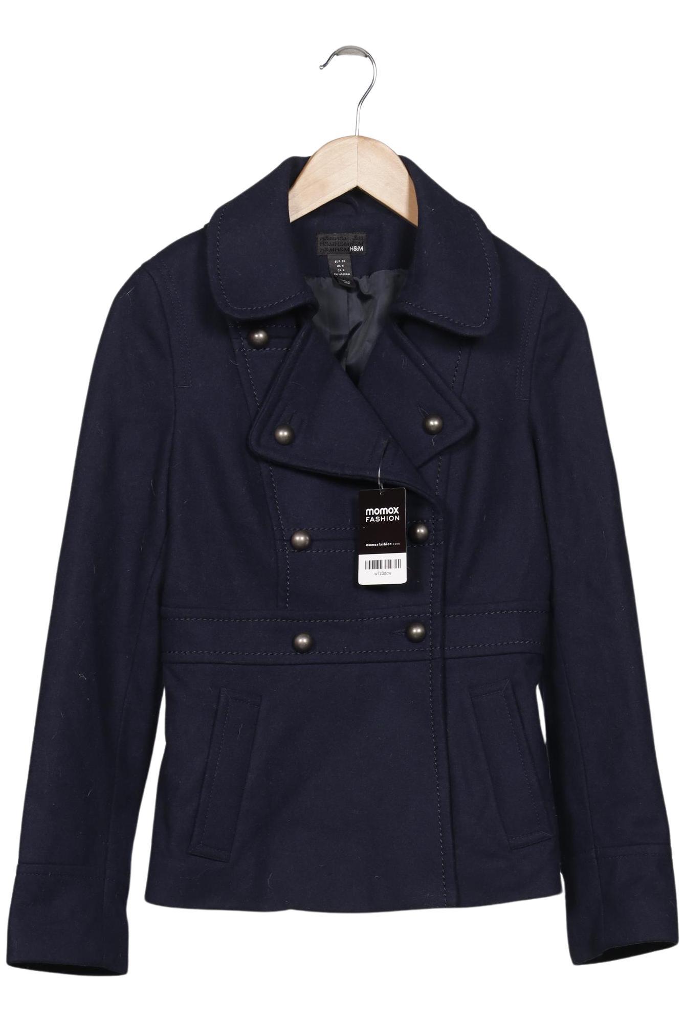 

H&M Damen Jacke, marineblau, Gr. 36