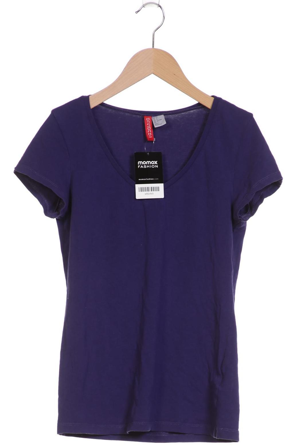 

H&M Damen T-Shirt, flieder, Gr. 38