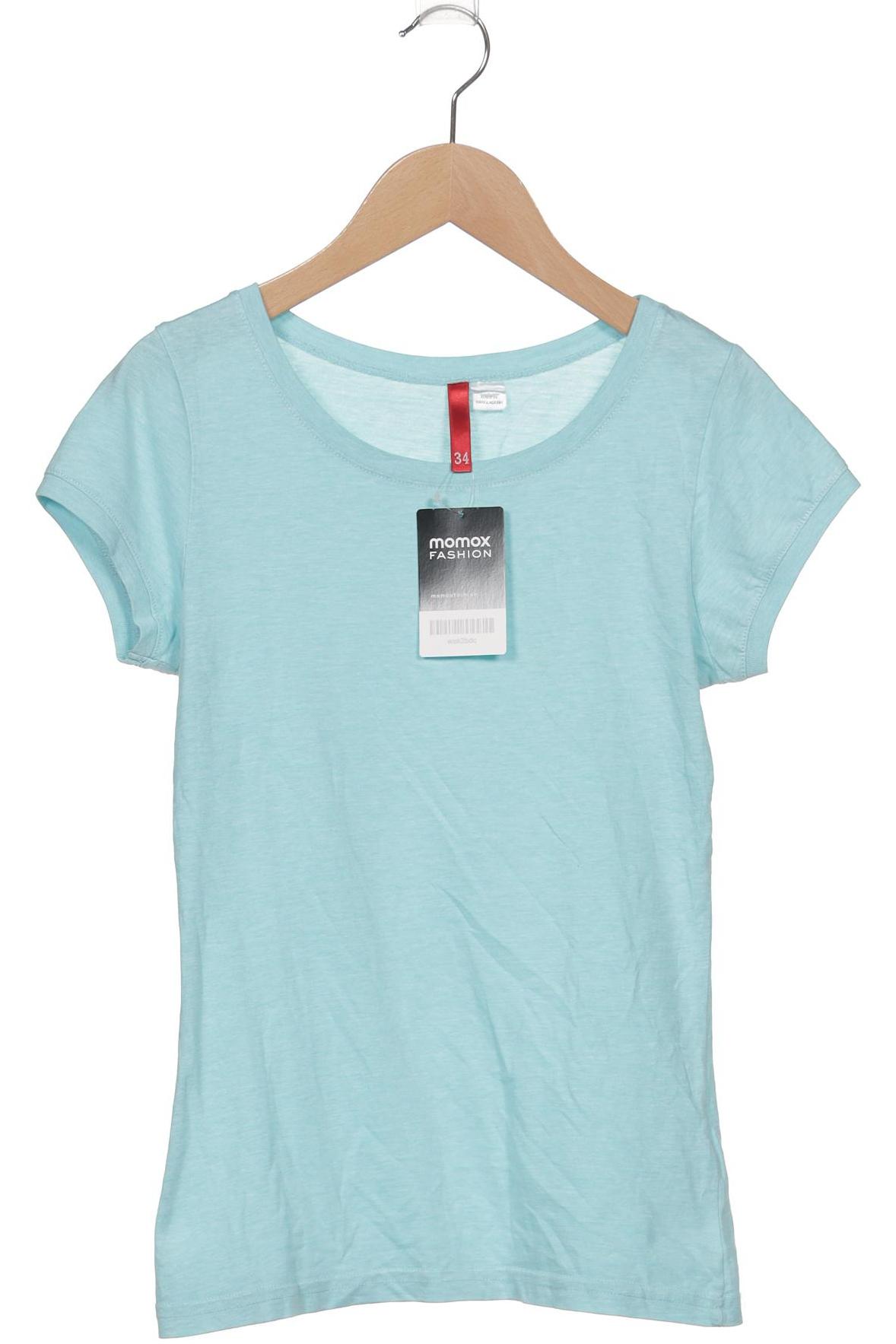 

H&M Damen T-Shirt, hellblau, Gr. 34