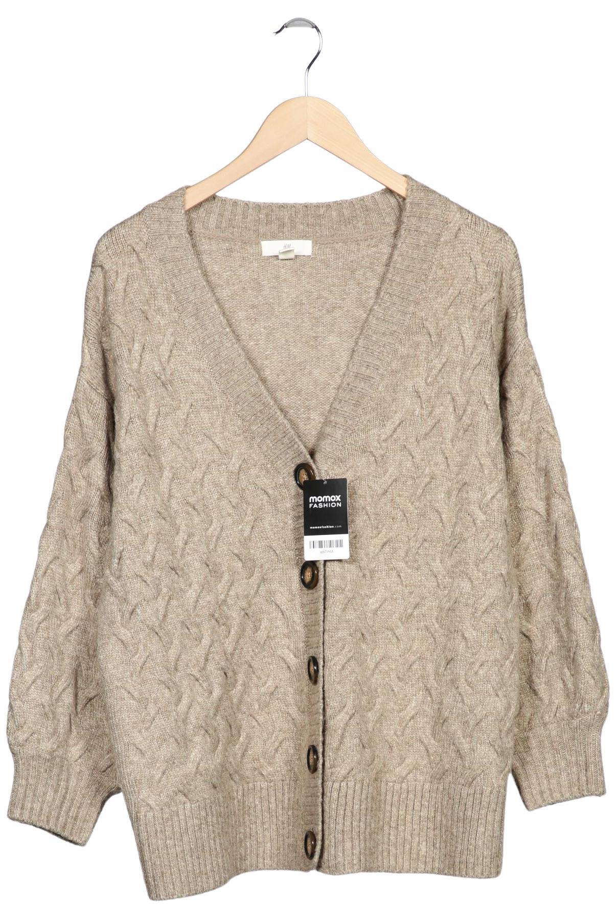 

H&M Damen Strickjacke, beige, Gr. 34