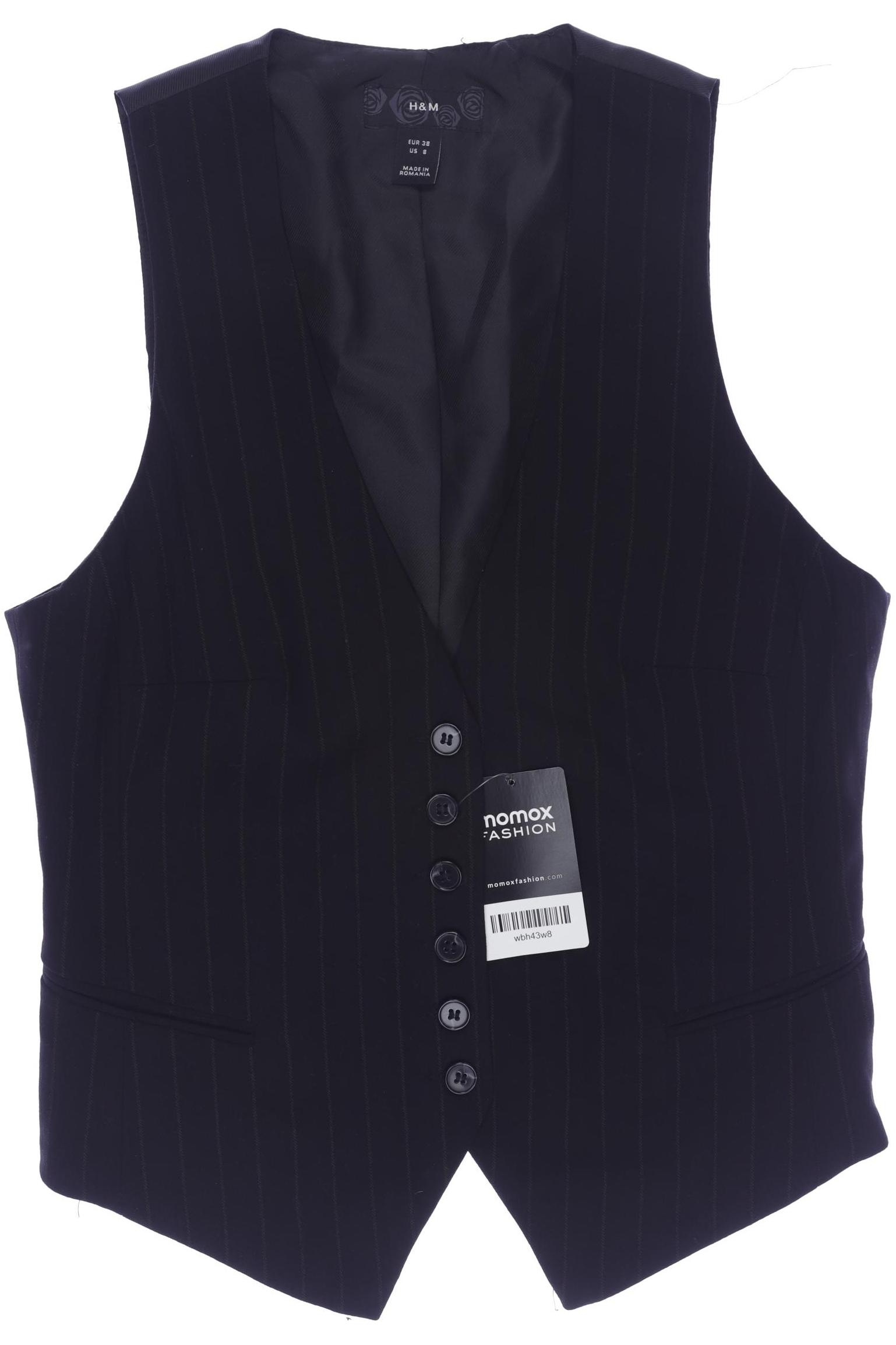

H&M Damen Weste, schwarz, Gr. 38