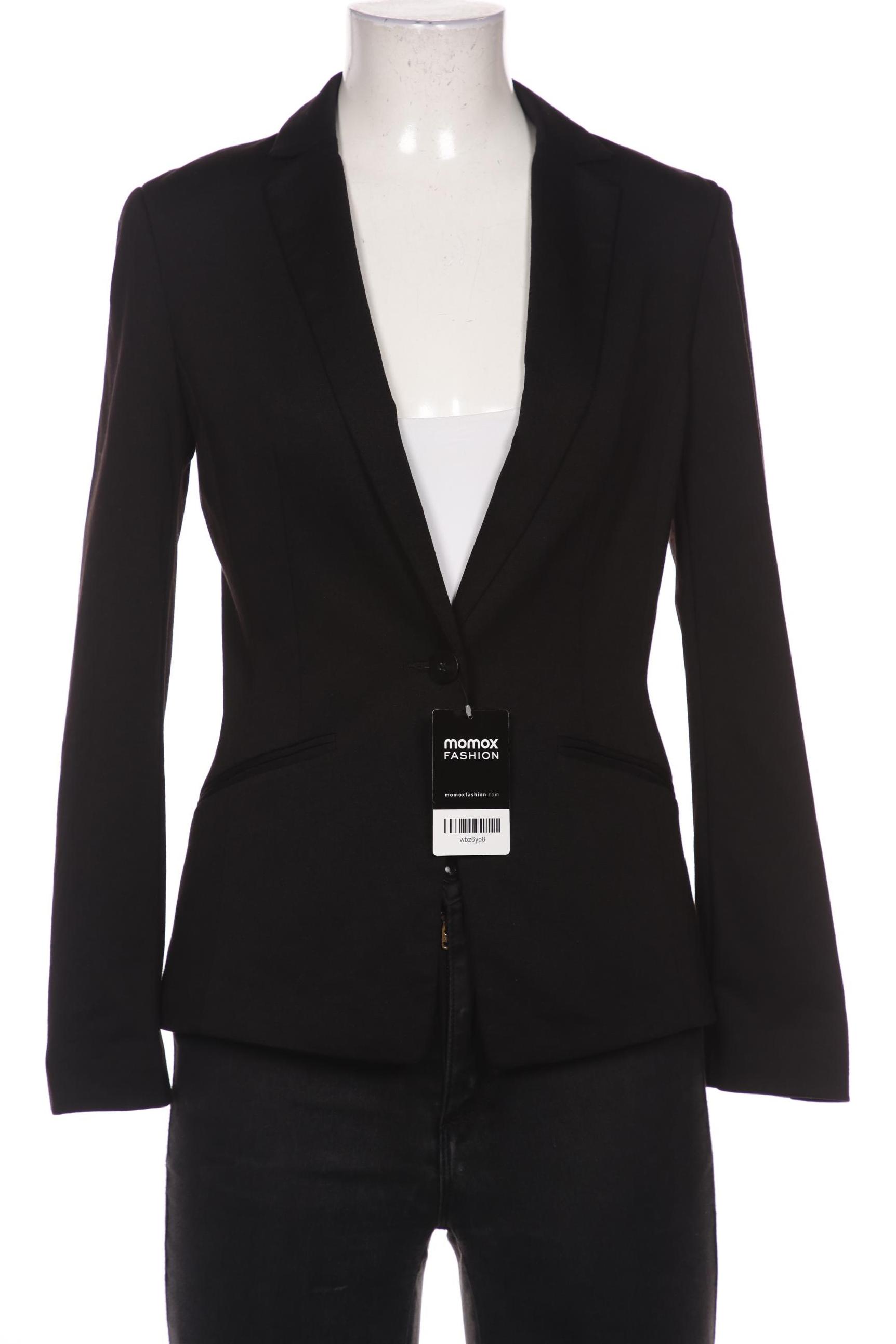 

H&M Damen Blazer, schwarz, Gr. 34