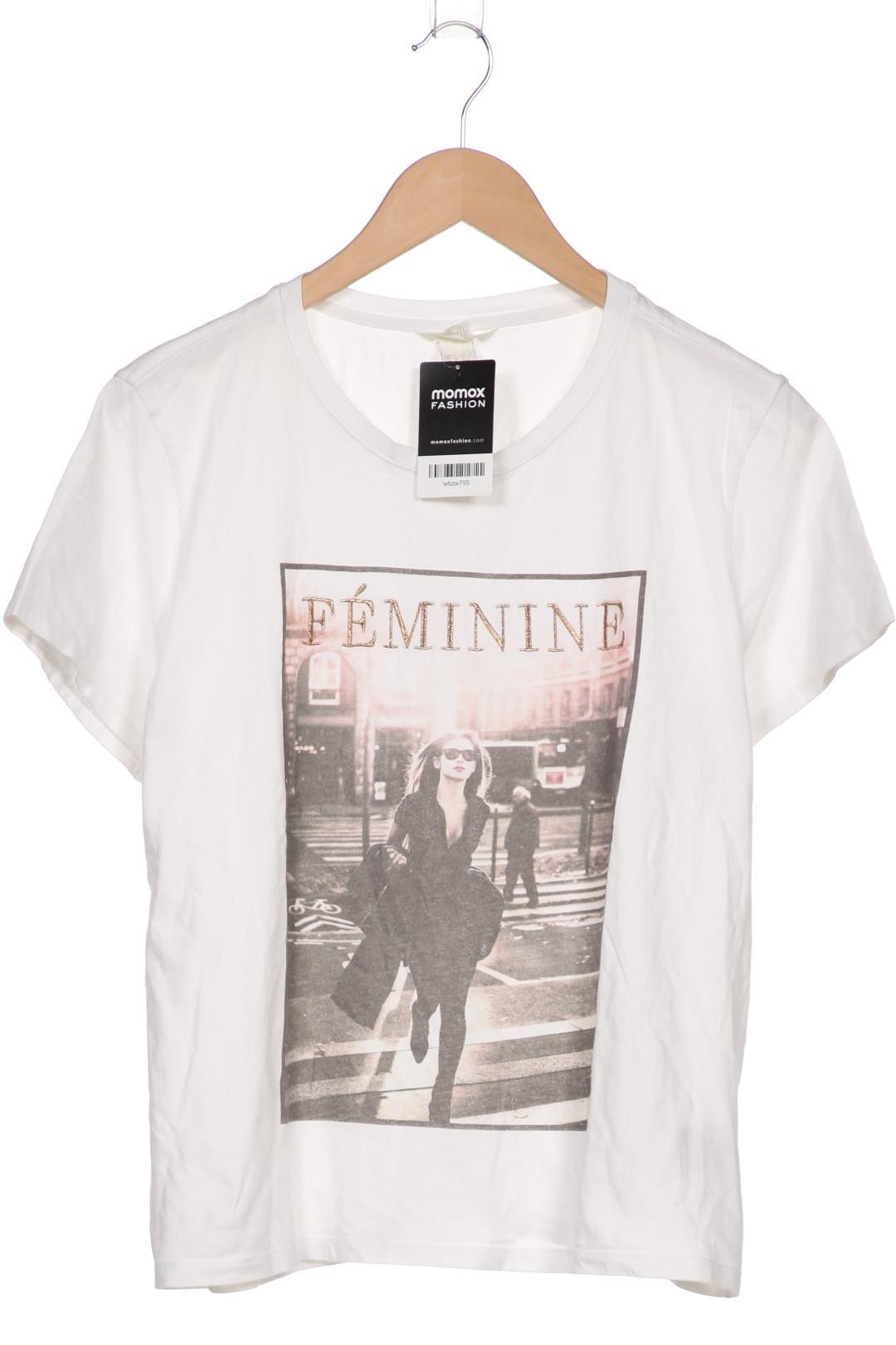 

H&M Damen T-Shirt, weiß