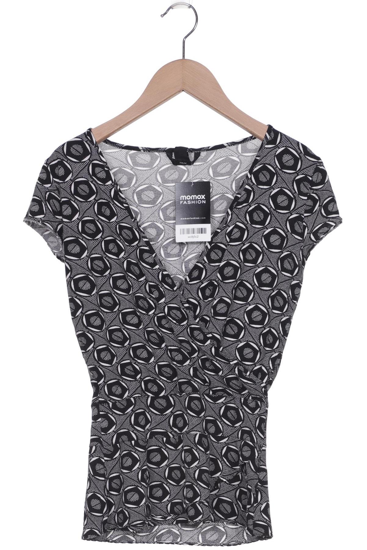 

H&M Damen T-Shirt, schwarz