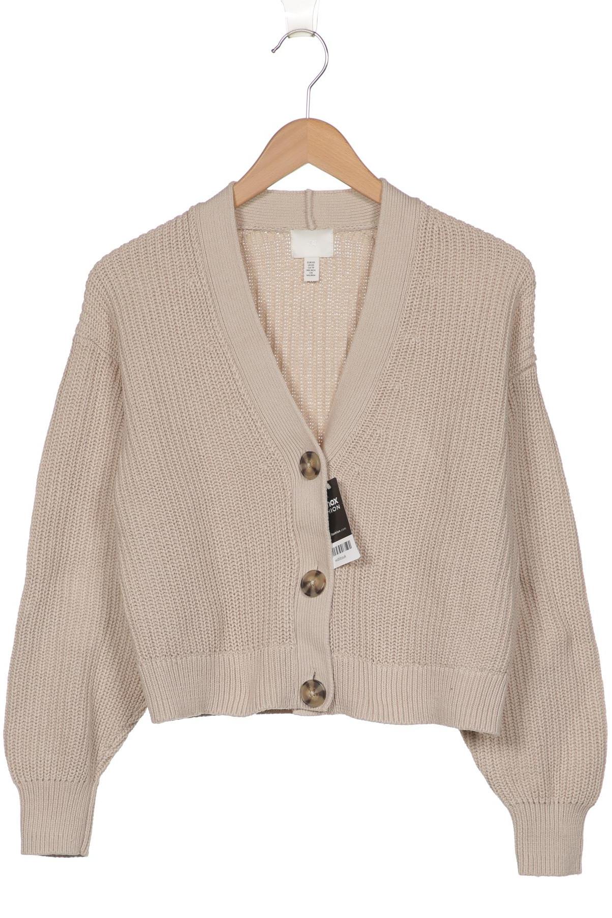 

H&M Damen Strickjacke, beige, Gr. 34