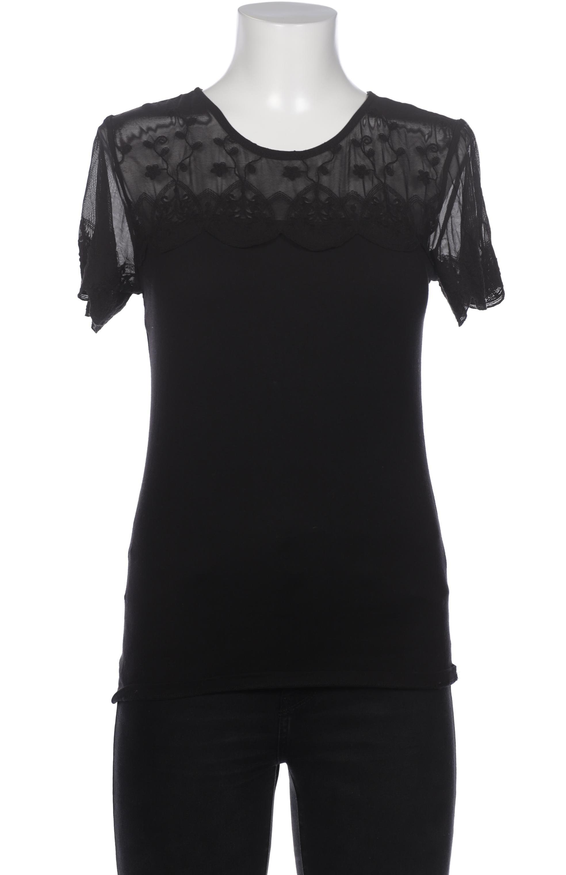 

H&M Damen T-Shirt, schwarz, Gr. 38