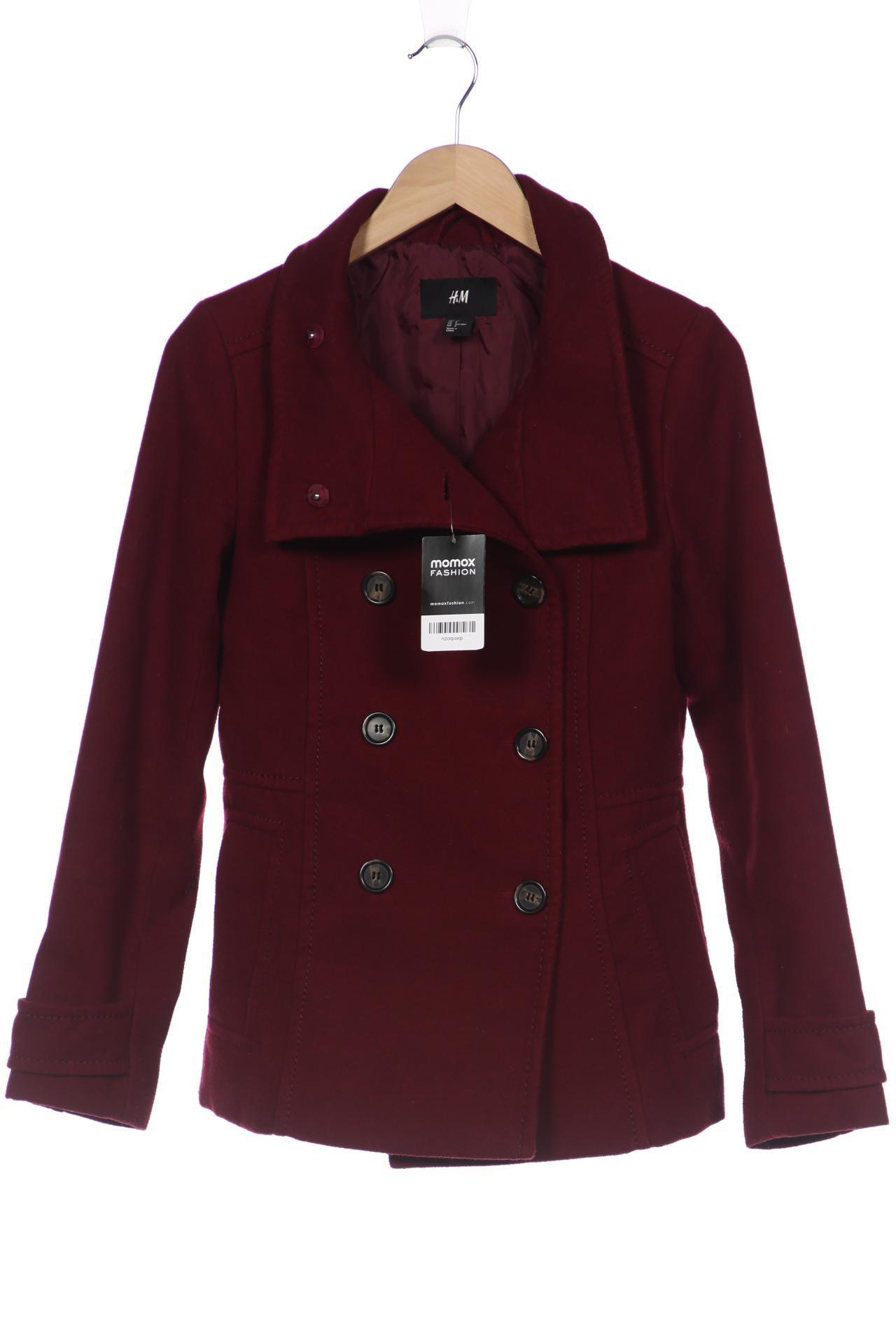 

H&M Damen Jacke, bordeaux, Gr. 38