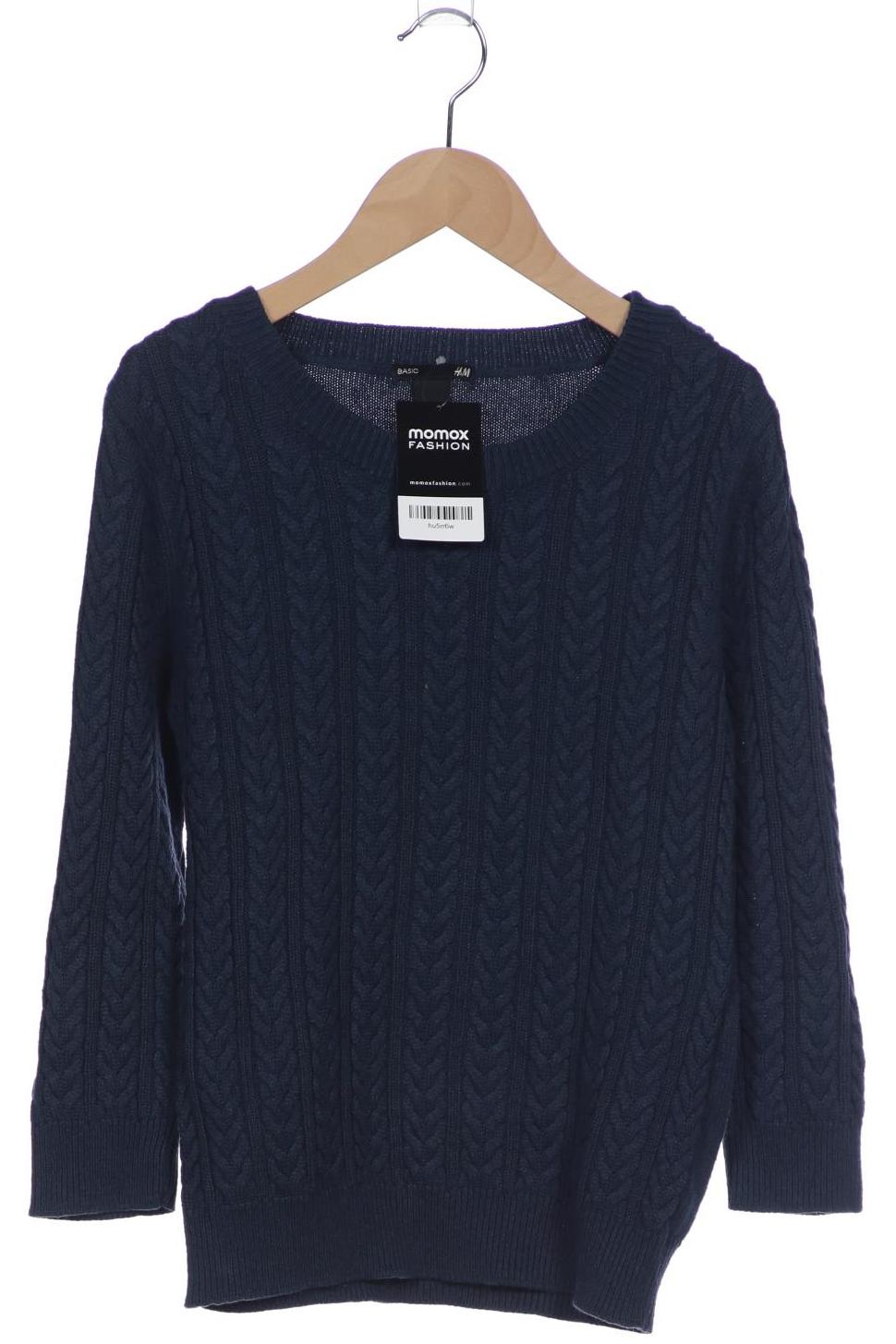 

H&M Damen Pullover, marineblau, Gr. 36