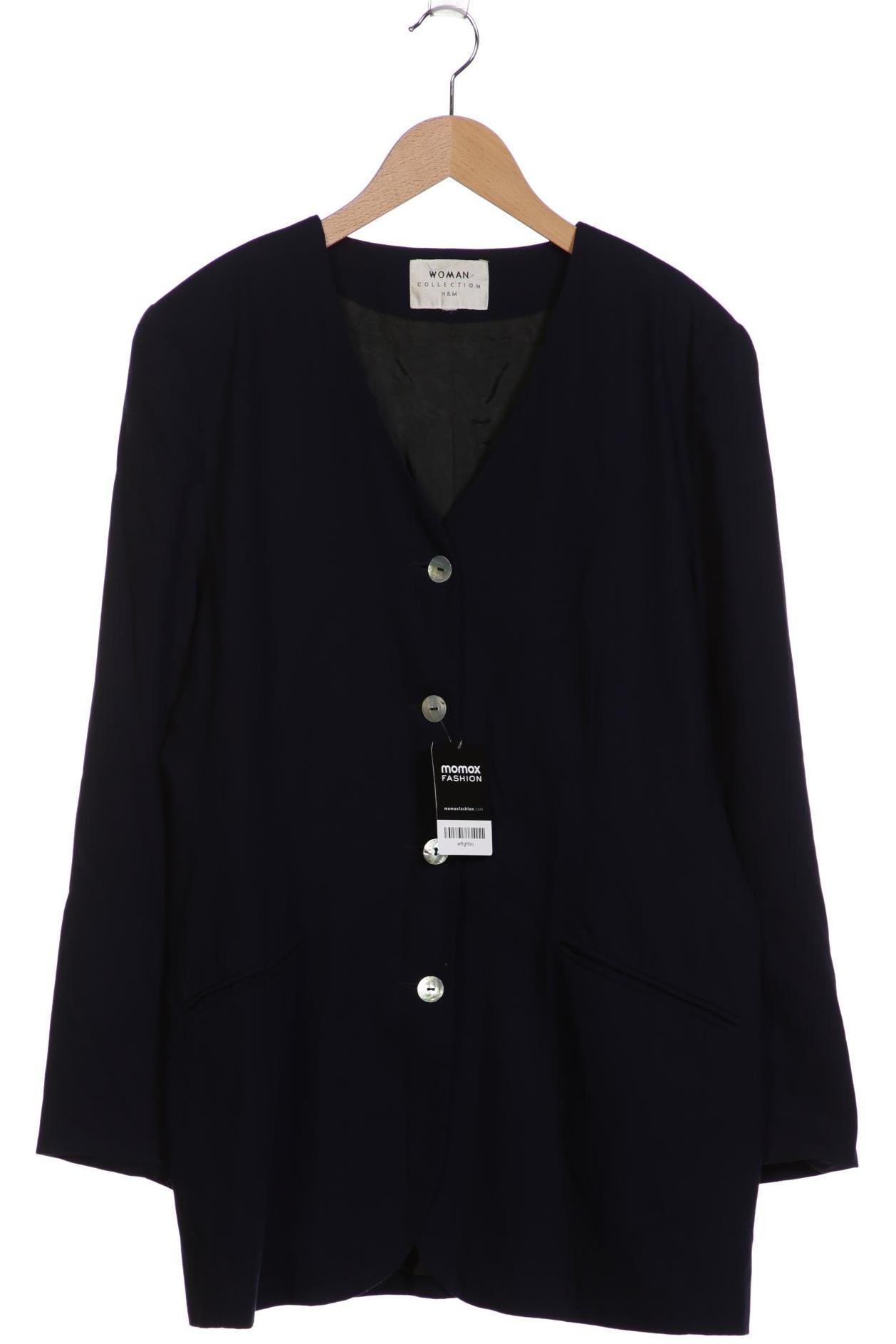 

H&M Damen Mantel, marineblau, Gr. 44