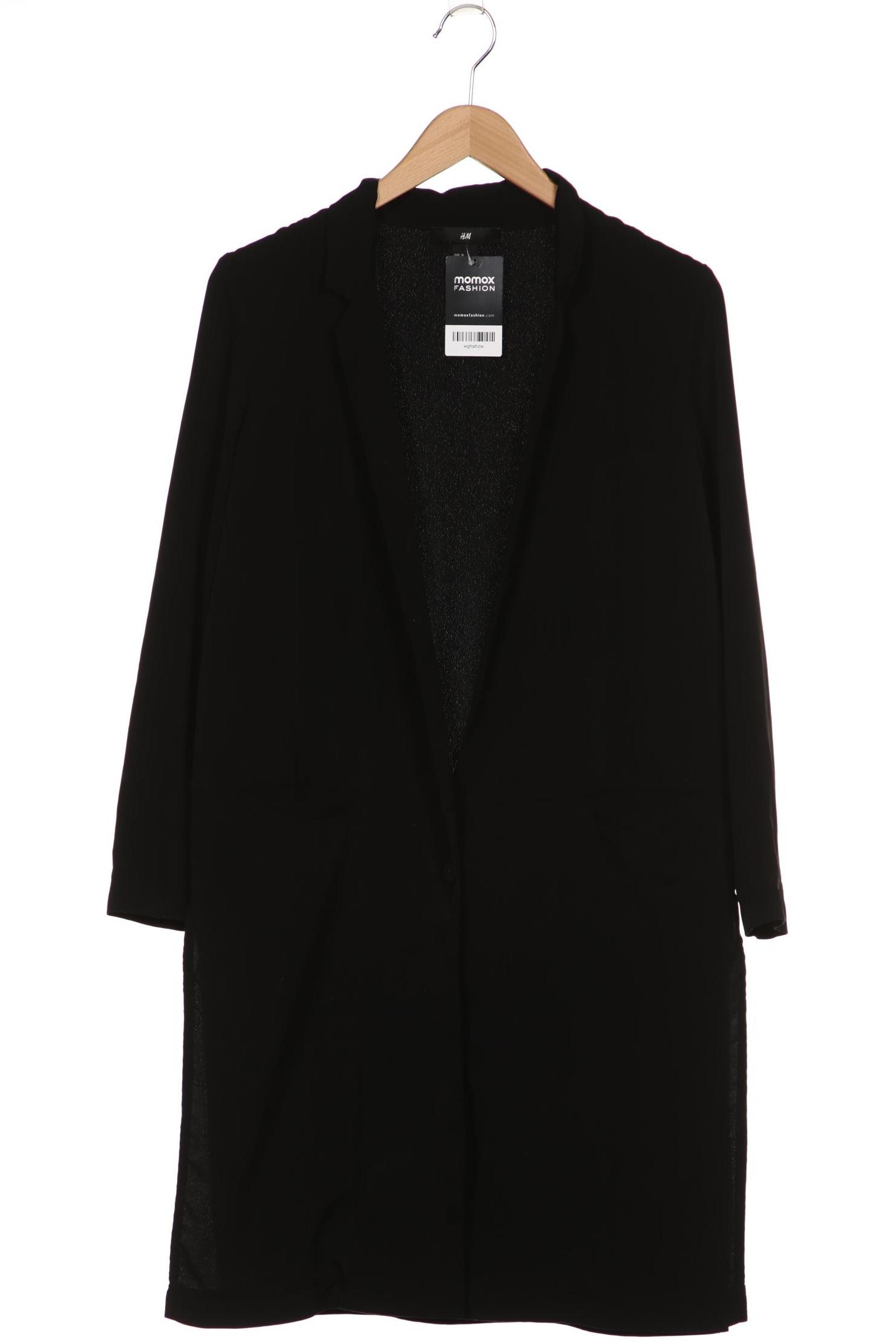 

H&M Damen Mantel, schwarz
