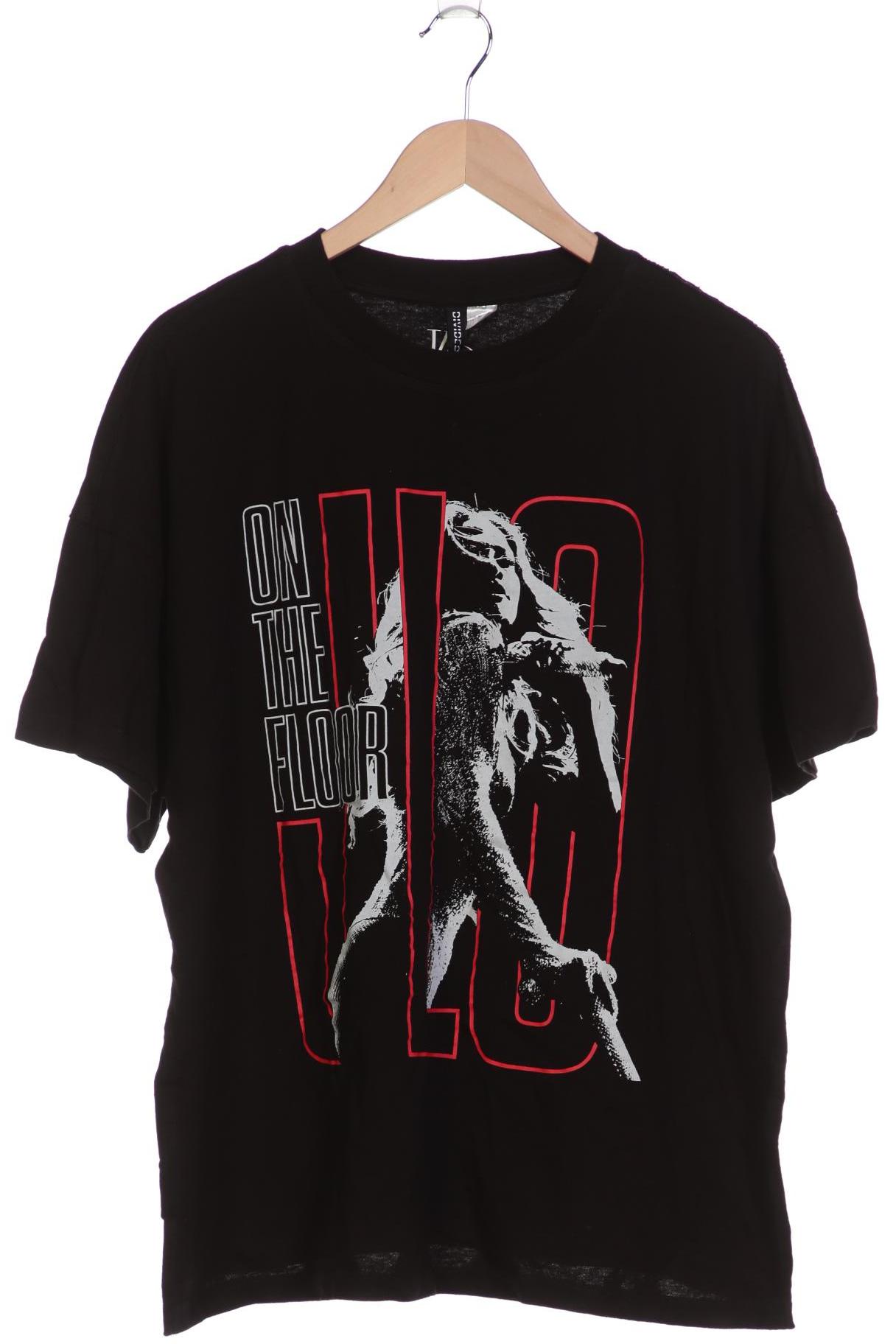 

H&M Damen T-Shirt, schwarz, Gr. 44