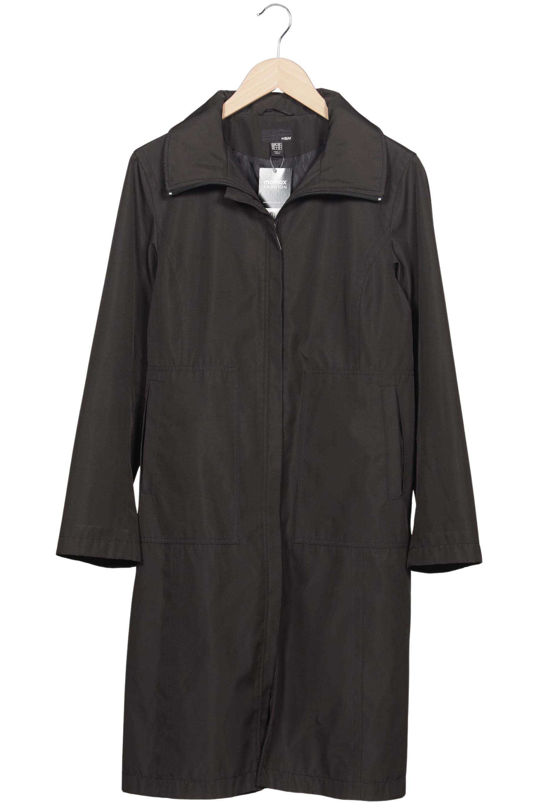 

H&M Damen Mantel, schwarz, Gr. 38