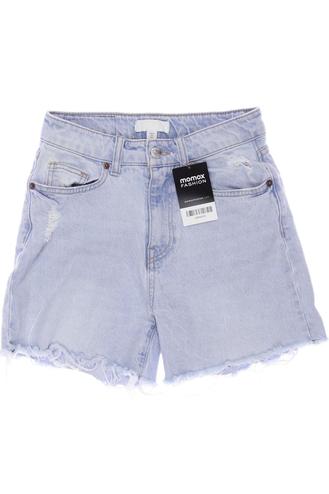 

H&M Damen Shorts, hellblau, Gr. 34