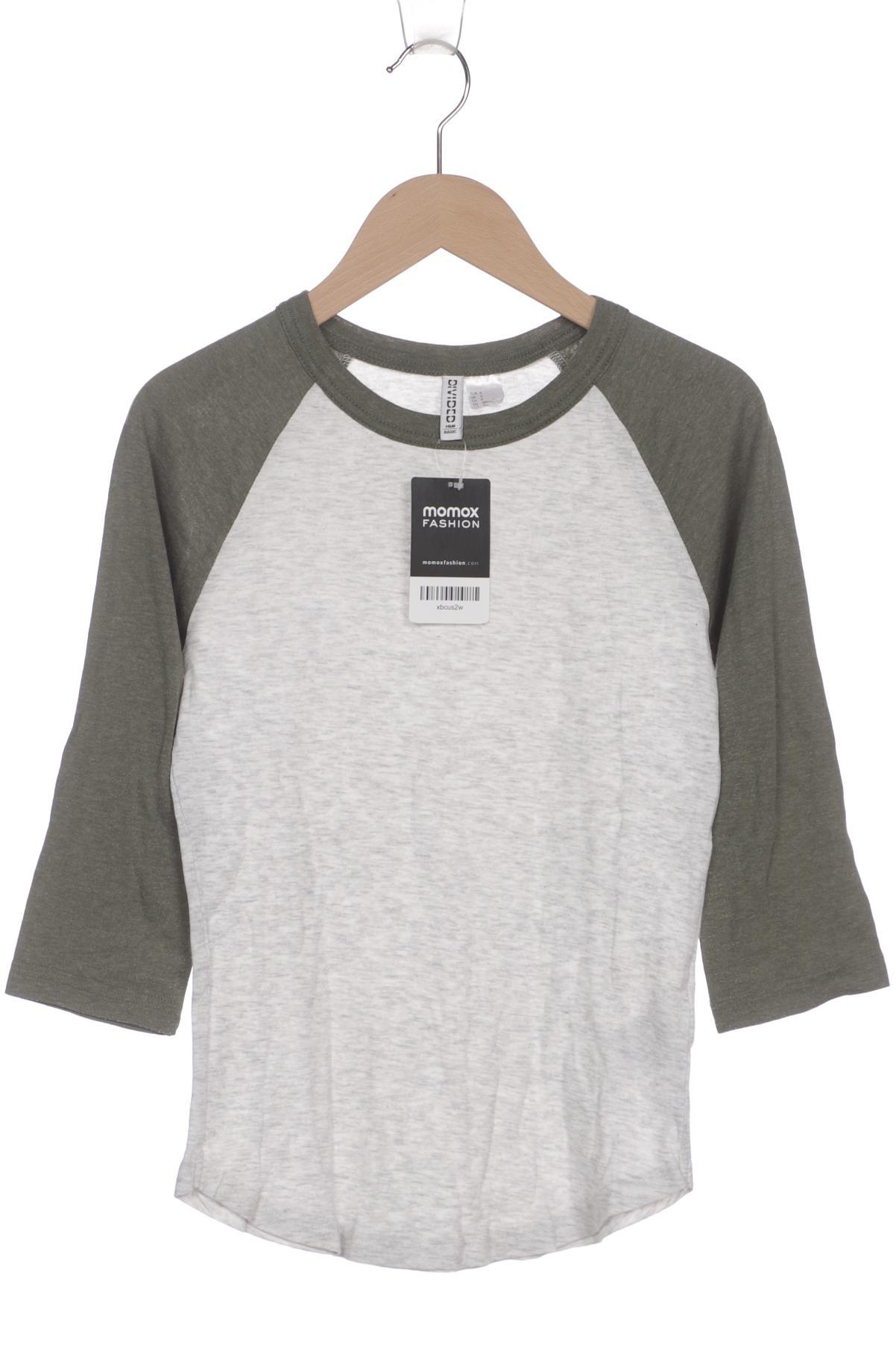 

H&M Damen Langarmshirt, grau, Gr. 36