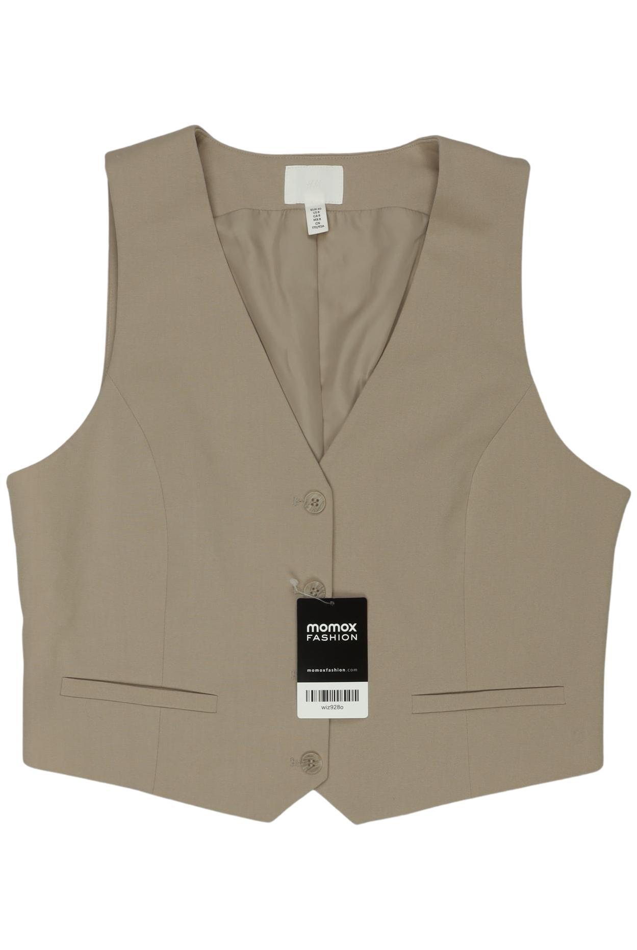 

H&M Damen Weste, beige, Gr. 40