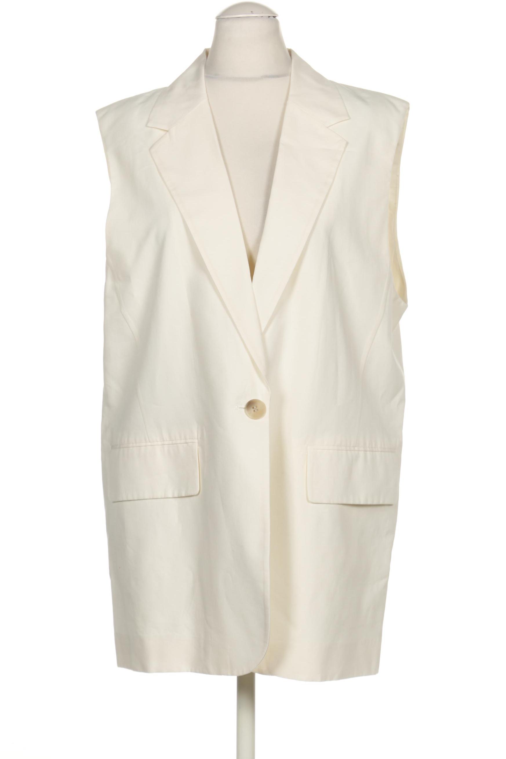 

H&M Damen Weste, cremeweiß, Gr. 38