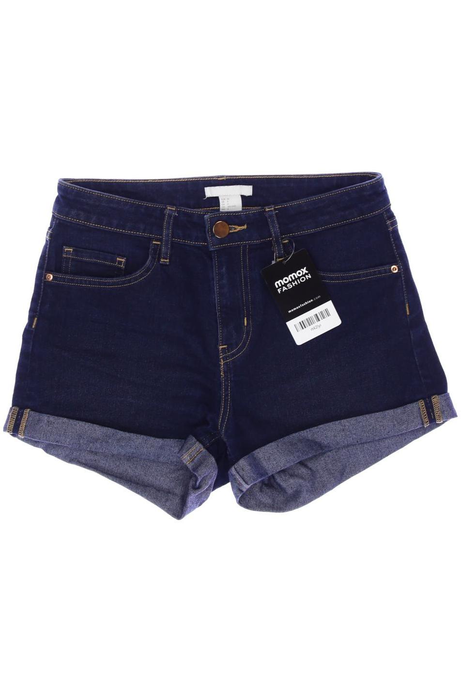 

H&M Damen Shorts, marineblau, Gr. 34