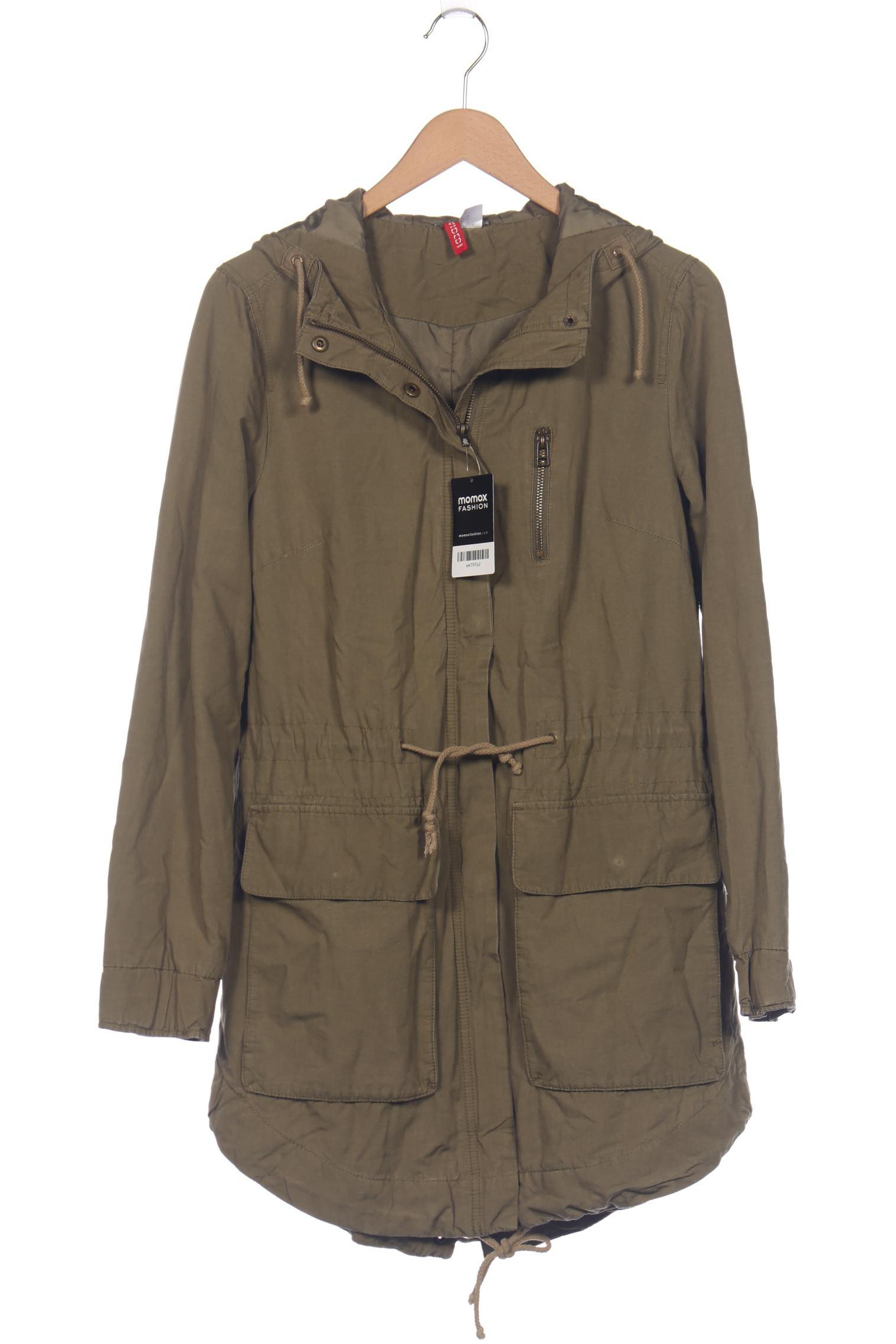 

H&M Damen Mantel, grün, Gr. 40