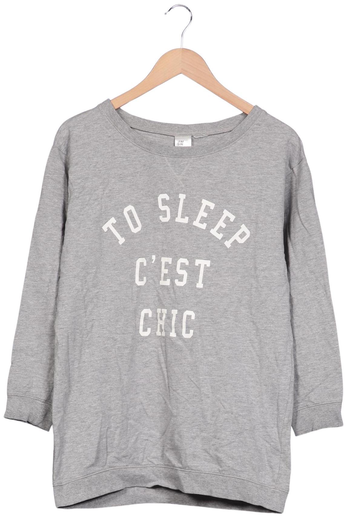 

H&M Damen Sweatshirt, grau, Gr. 36