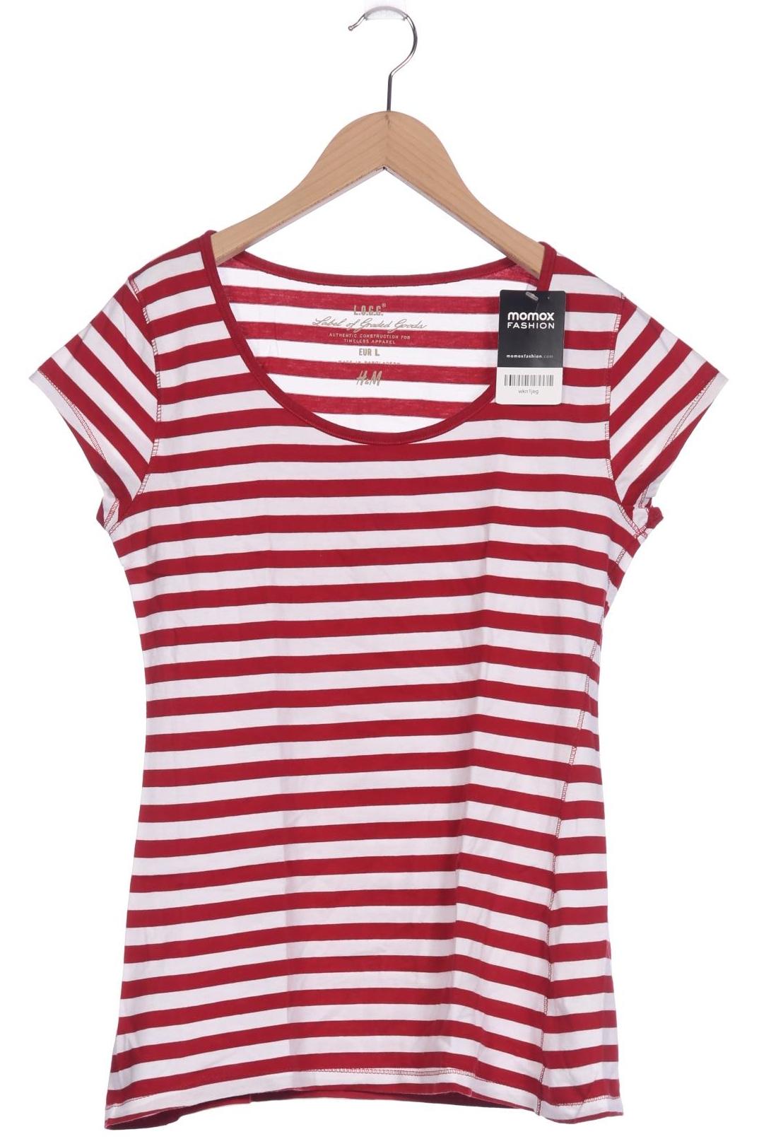 

H&M Damen T-Shirt, rot, Gr. 42