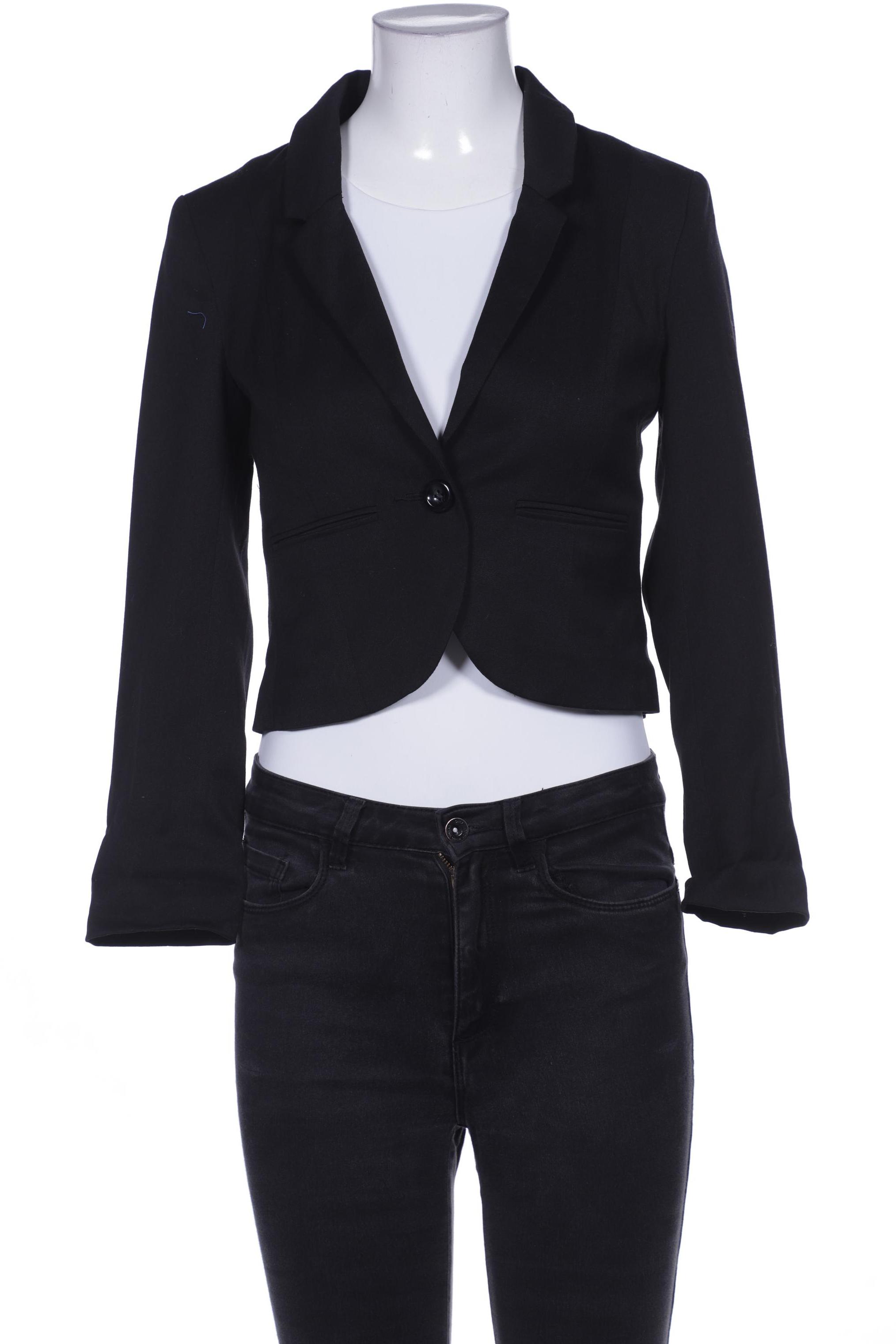 

H&M Damen Blazer, schwarz, Gr. 34