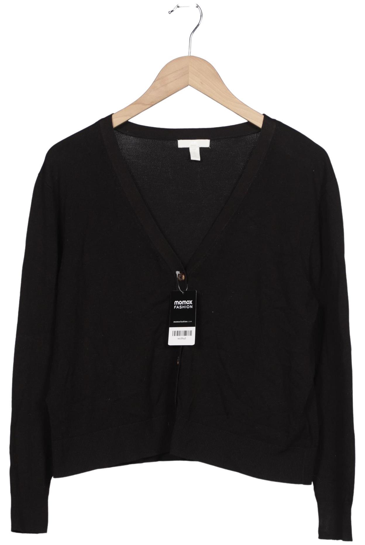 

H&M Damen Strickjacke, schwarz, Gr. 42