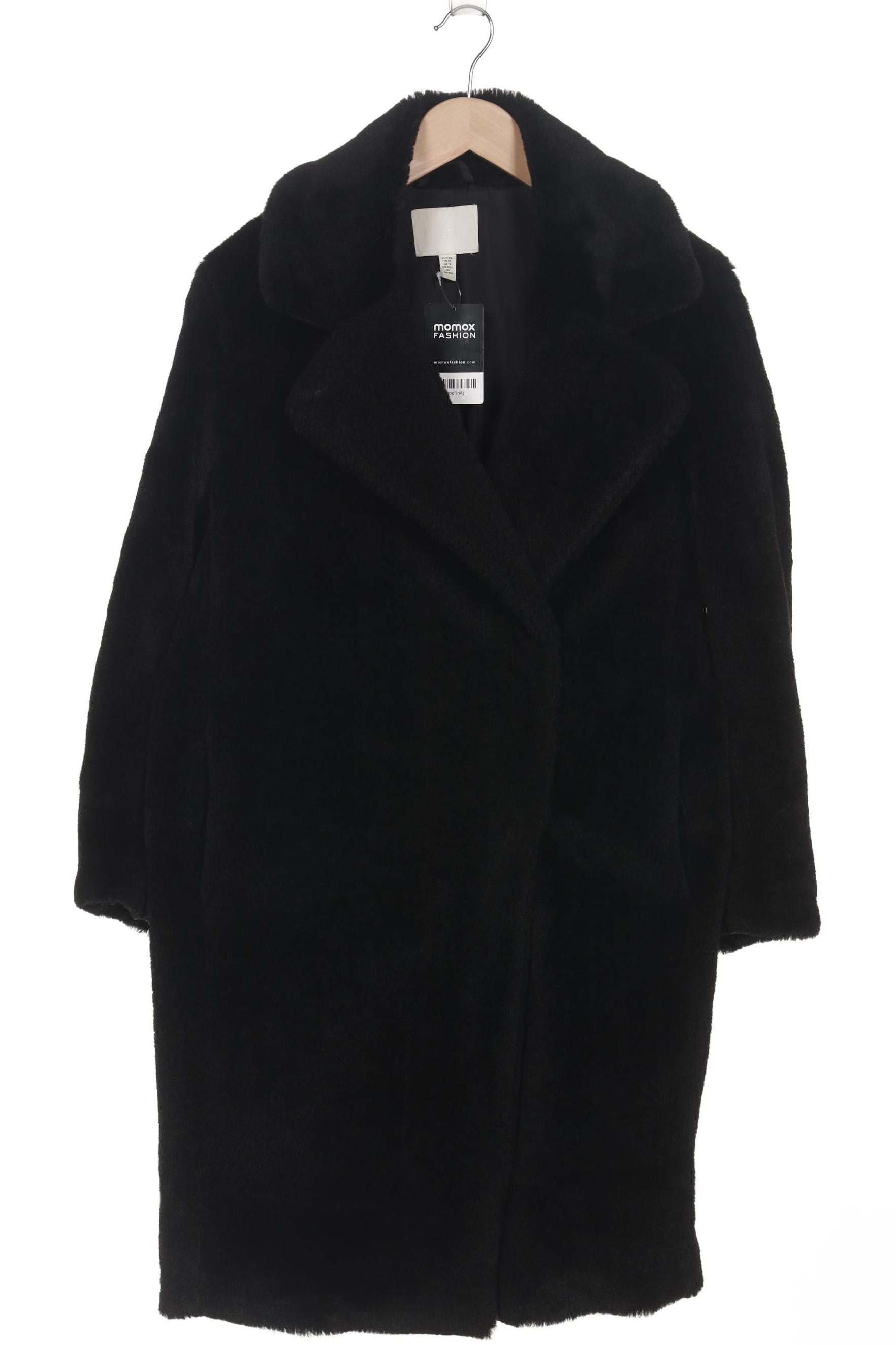

H&M Damen Mantel, schwarz, Gr. 34