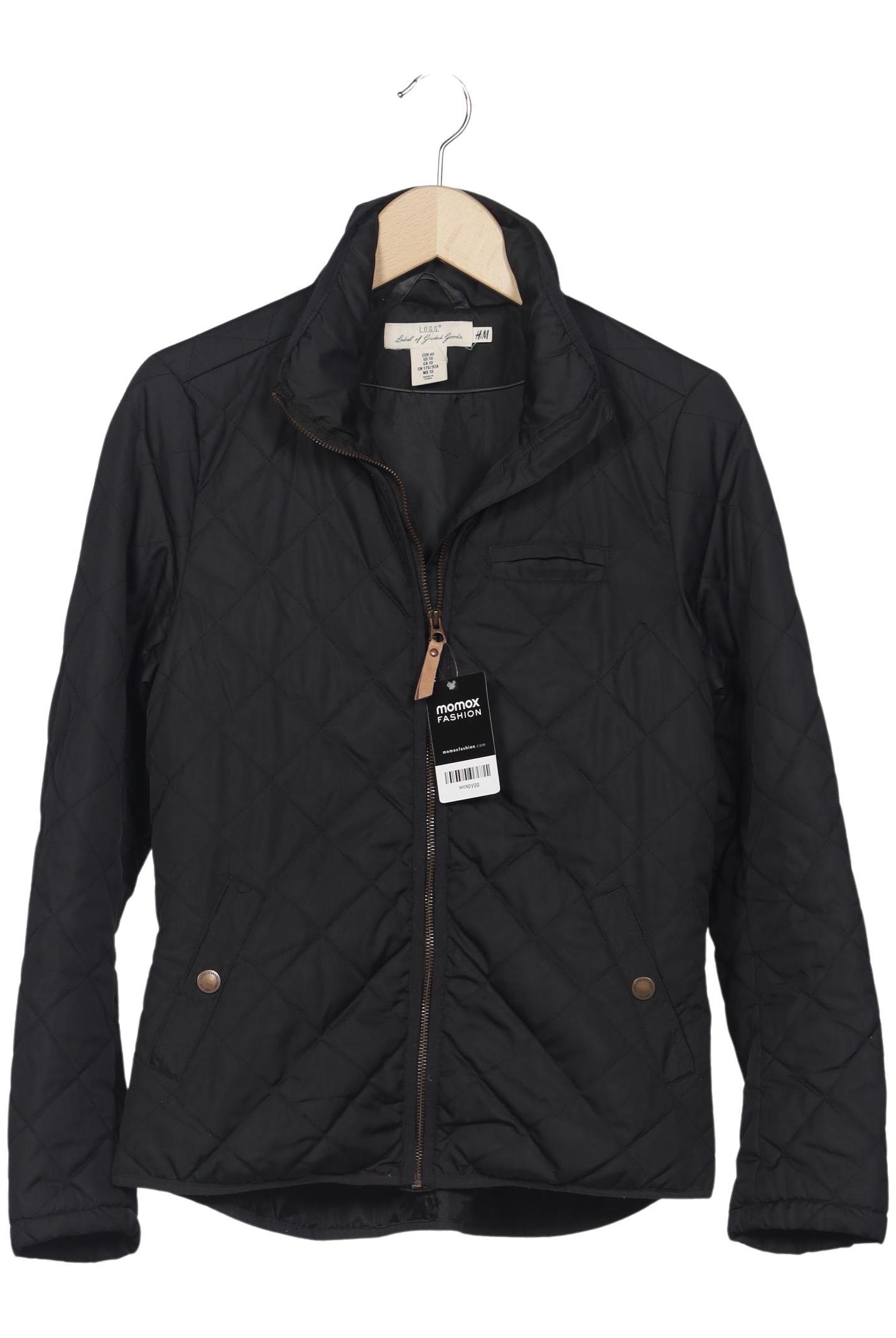 

H&M Damen Jacke, schwarz, Gr. 40
