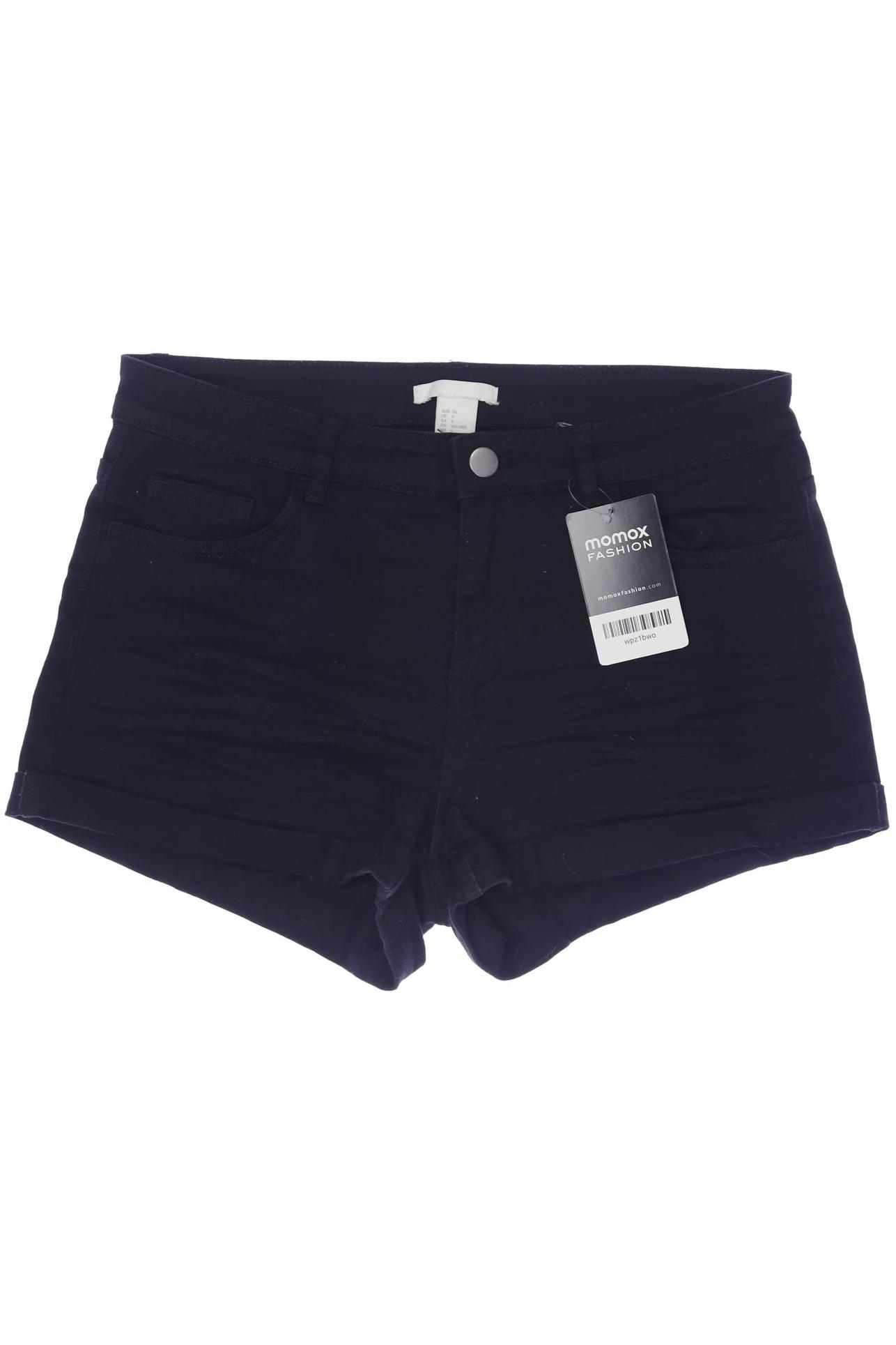 

H&M Damen Shorts, schwarz, Gr. 36