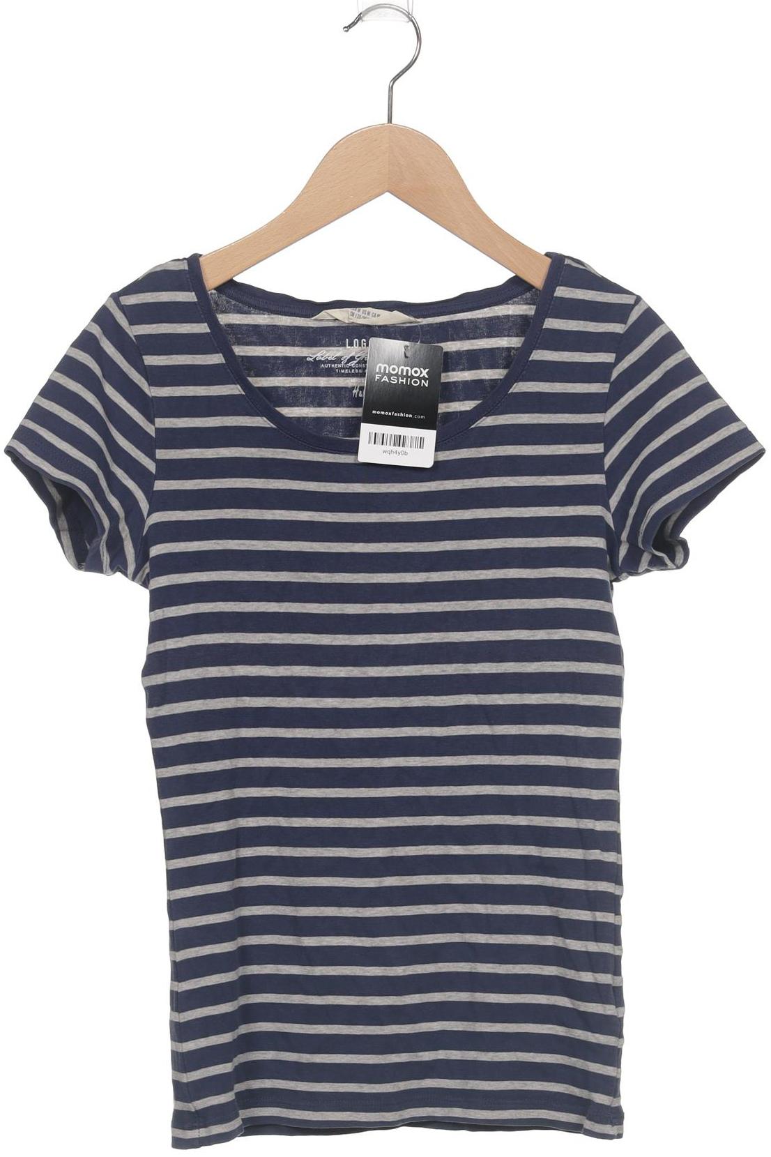 

H&M Damen T-Shirt, marineblau, Gr. 38