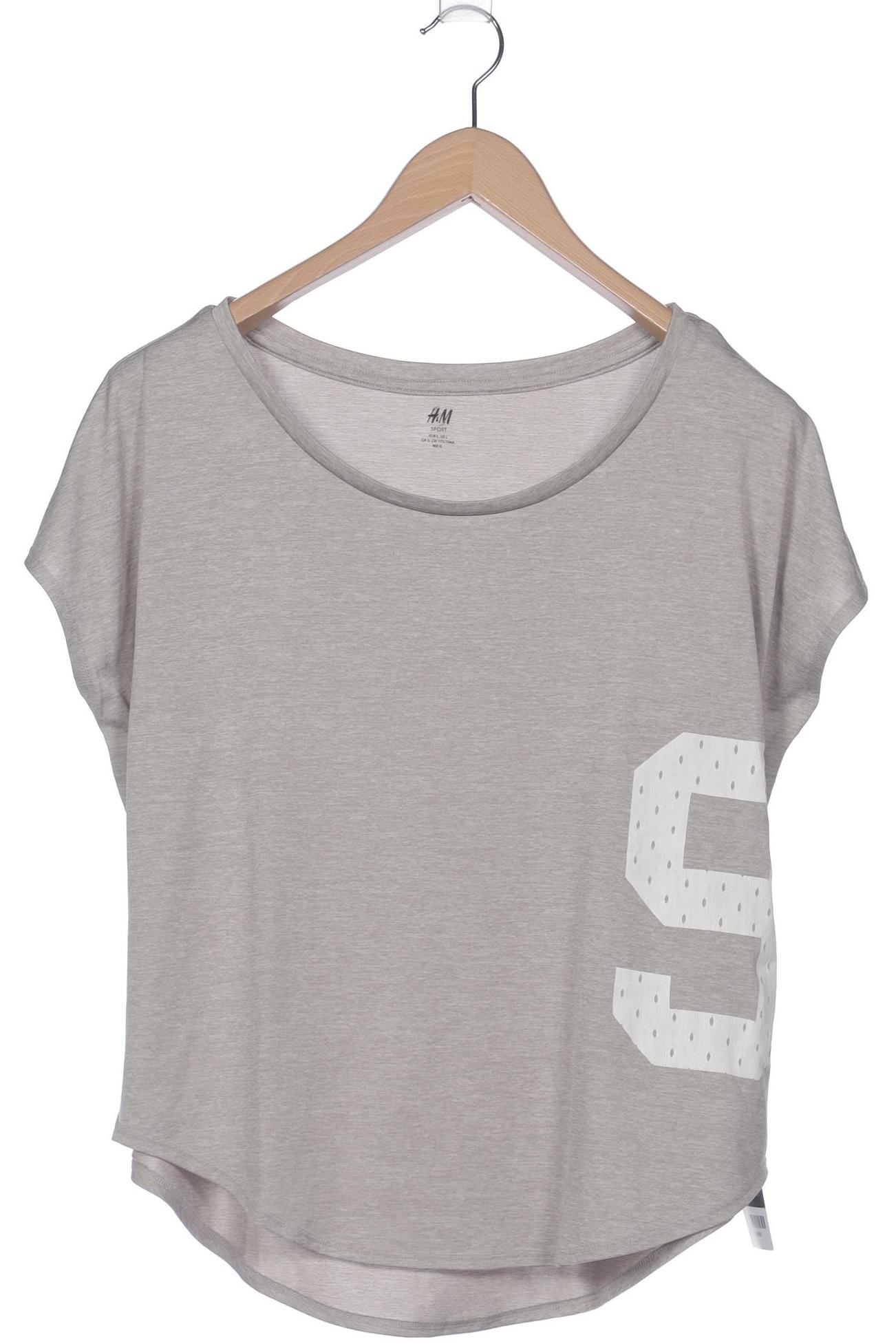 

H&M Damen T-Shirt, beige, Gr. 42