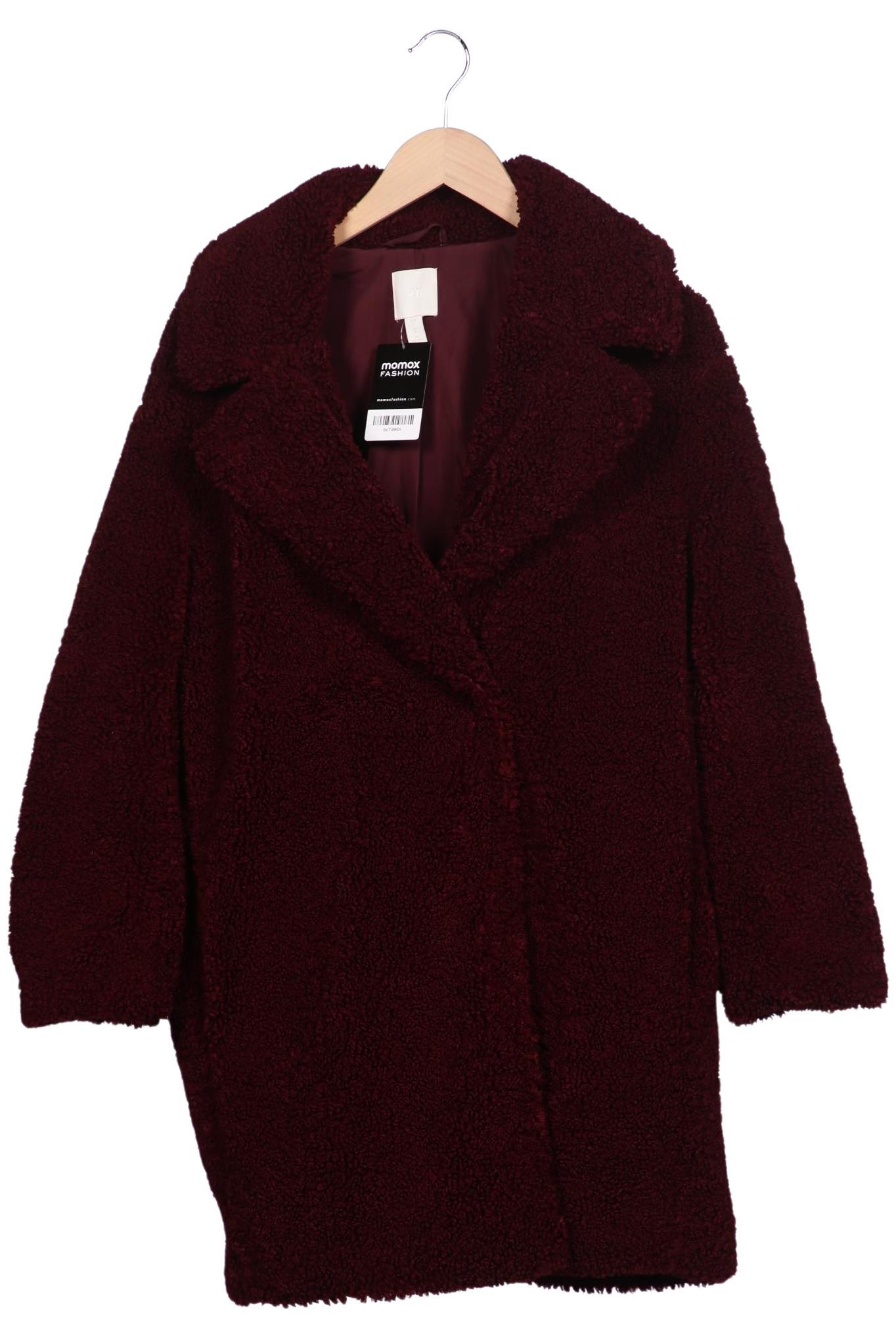 

H&M Damen Mantel, bordeaux, Gr. 36