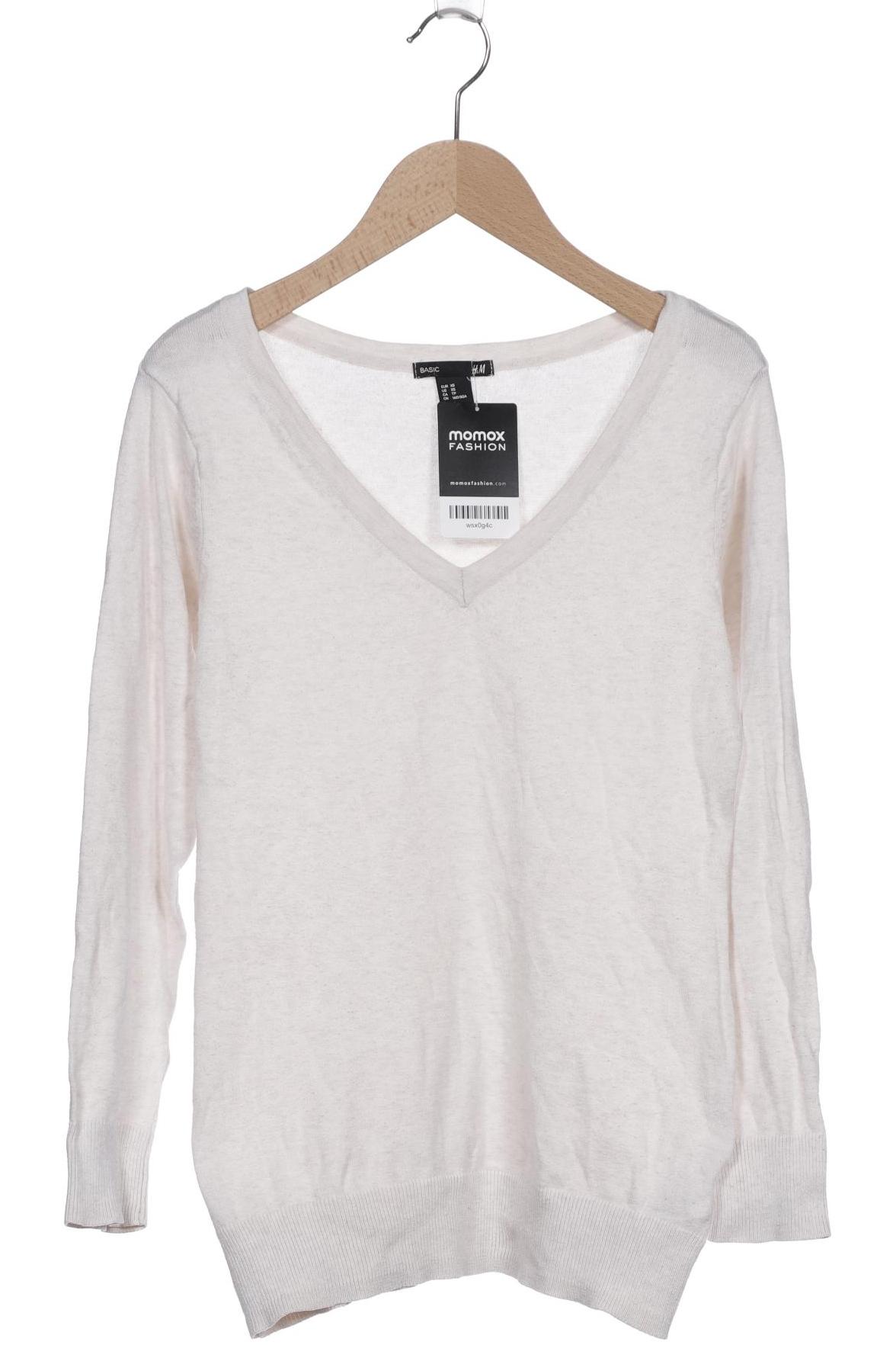 

H&M Damen Pullover, cremeweiß, Gr. 34