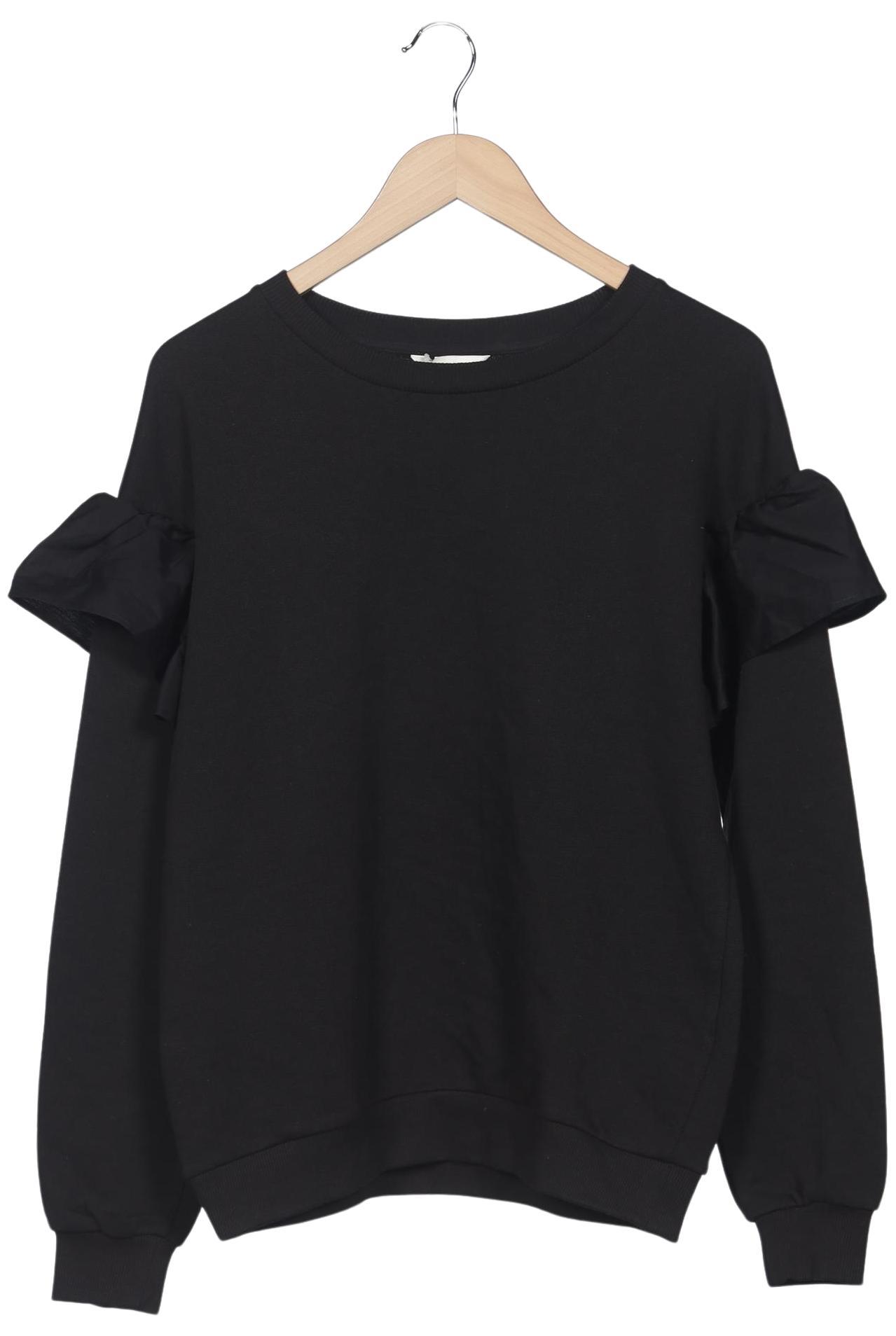 

H&M Damen Sweatshirt, schwarz, Gr. 34