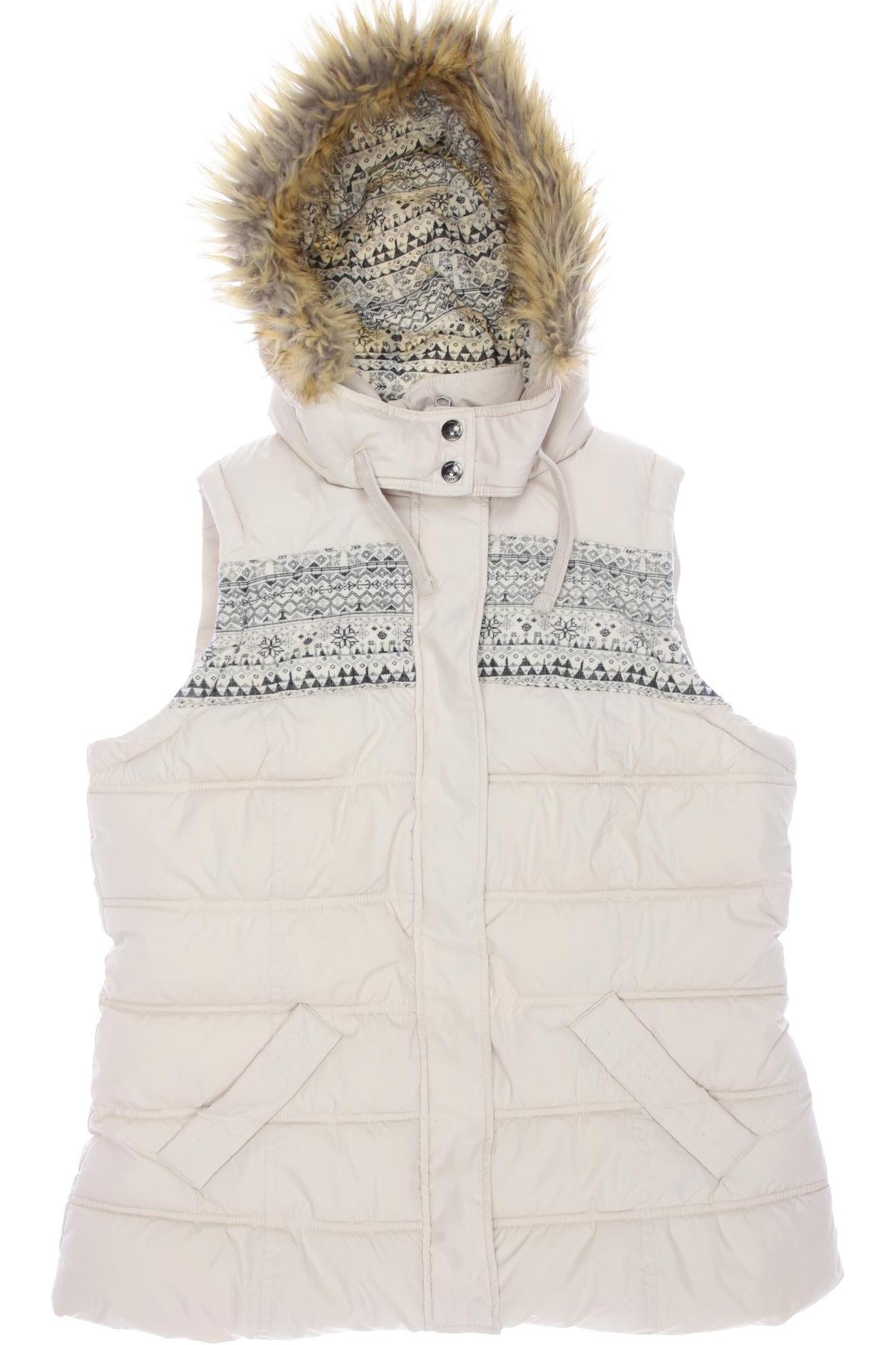 

H&M Damen Weste, cremeweiß, Gr. 38