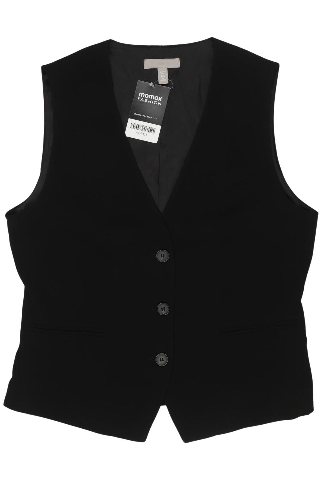 

H&M Damen Weste, schwarz, Gr. 40