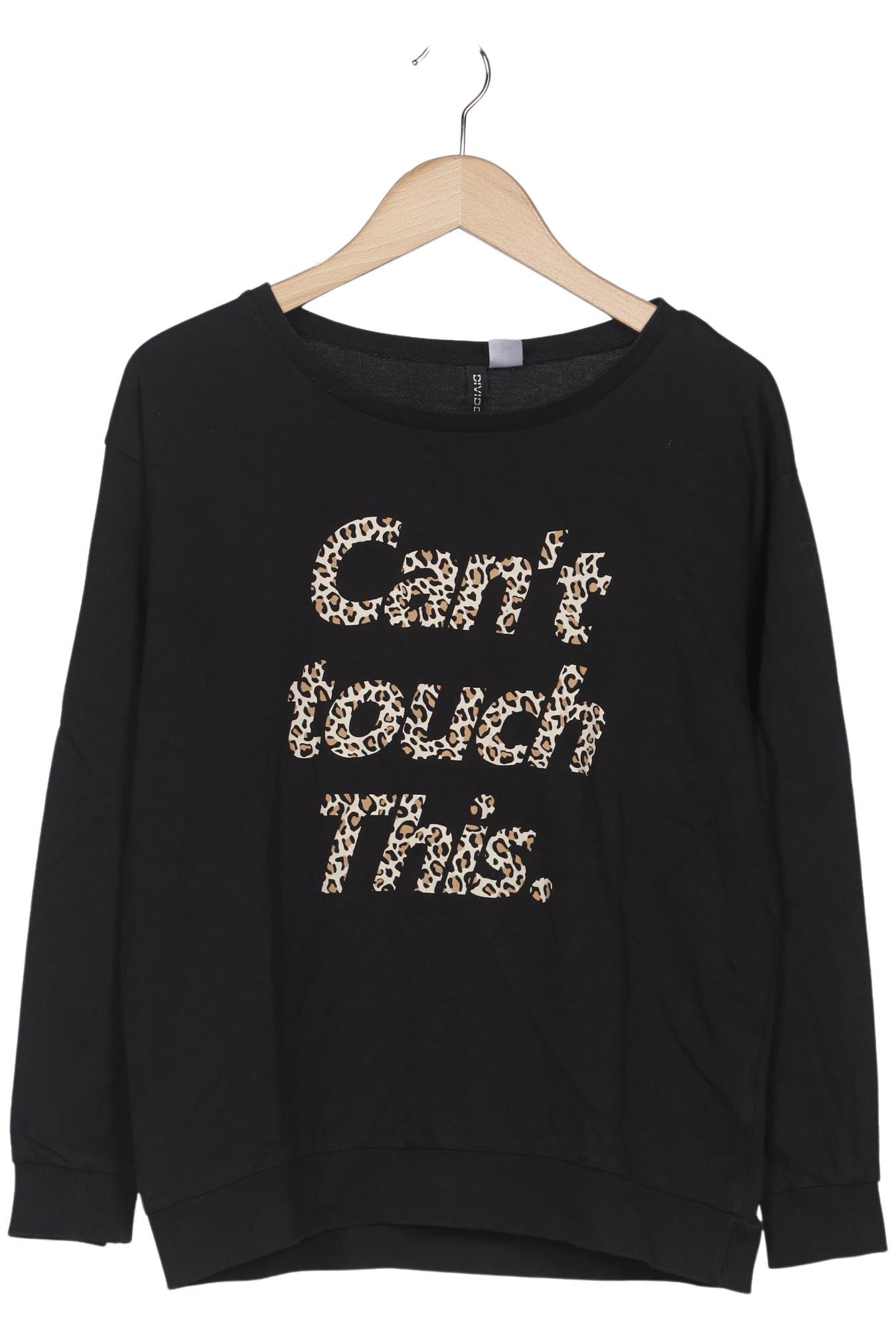 

H&M Damen Sweatshirt, schwarz, Gr. 38