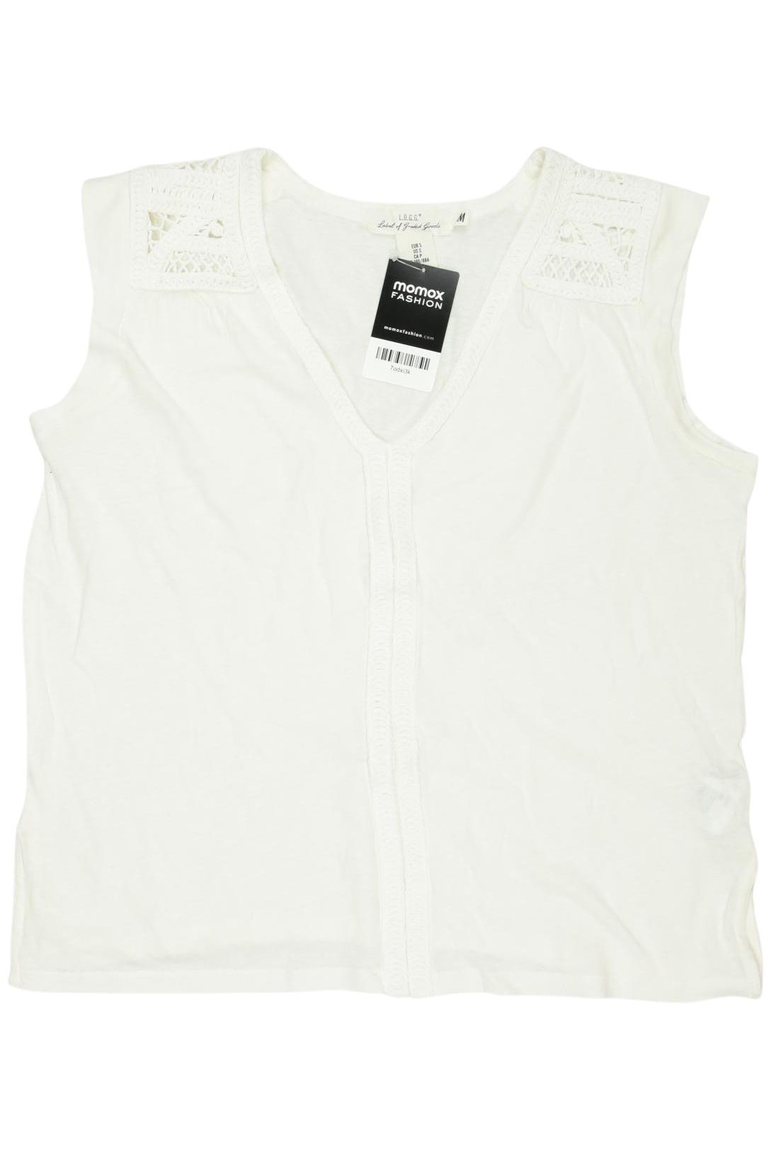 

H&M Damen Top, cremeweiß, Gr. 36